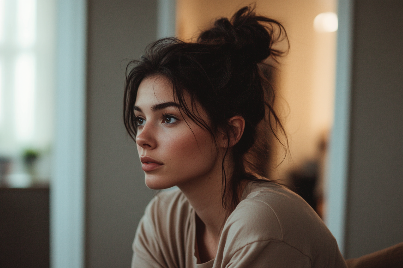 A thoughtful woman | Source: Midjourney