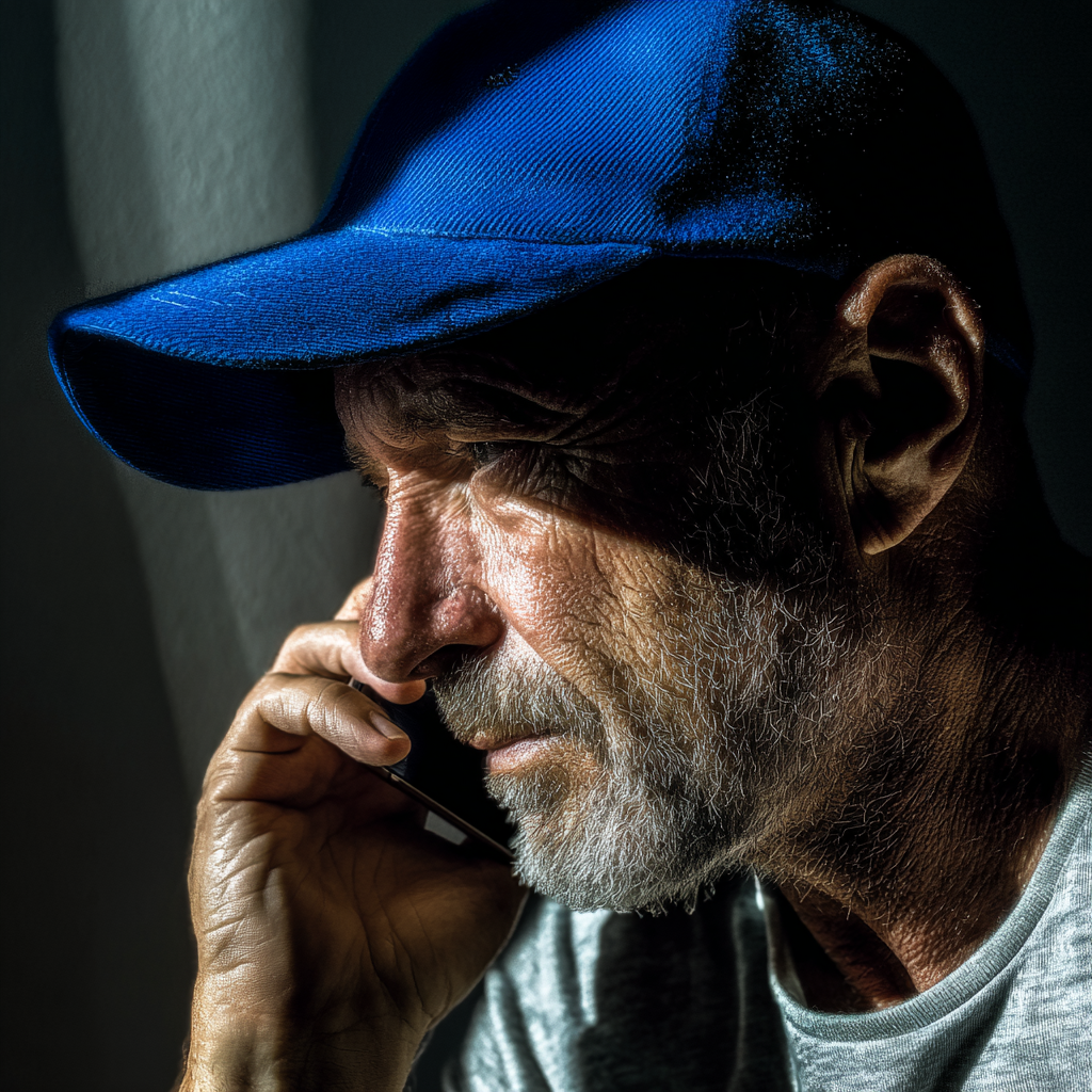 A man wearing a blue cap | Source: Midjourney