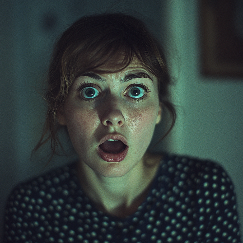 A shocked woman | Source: Midjourney