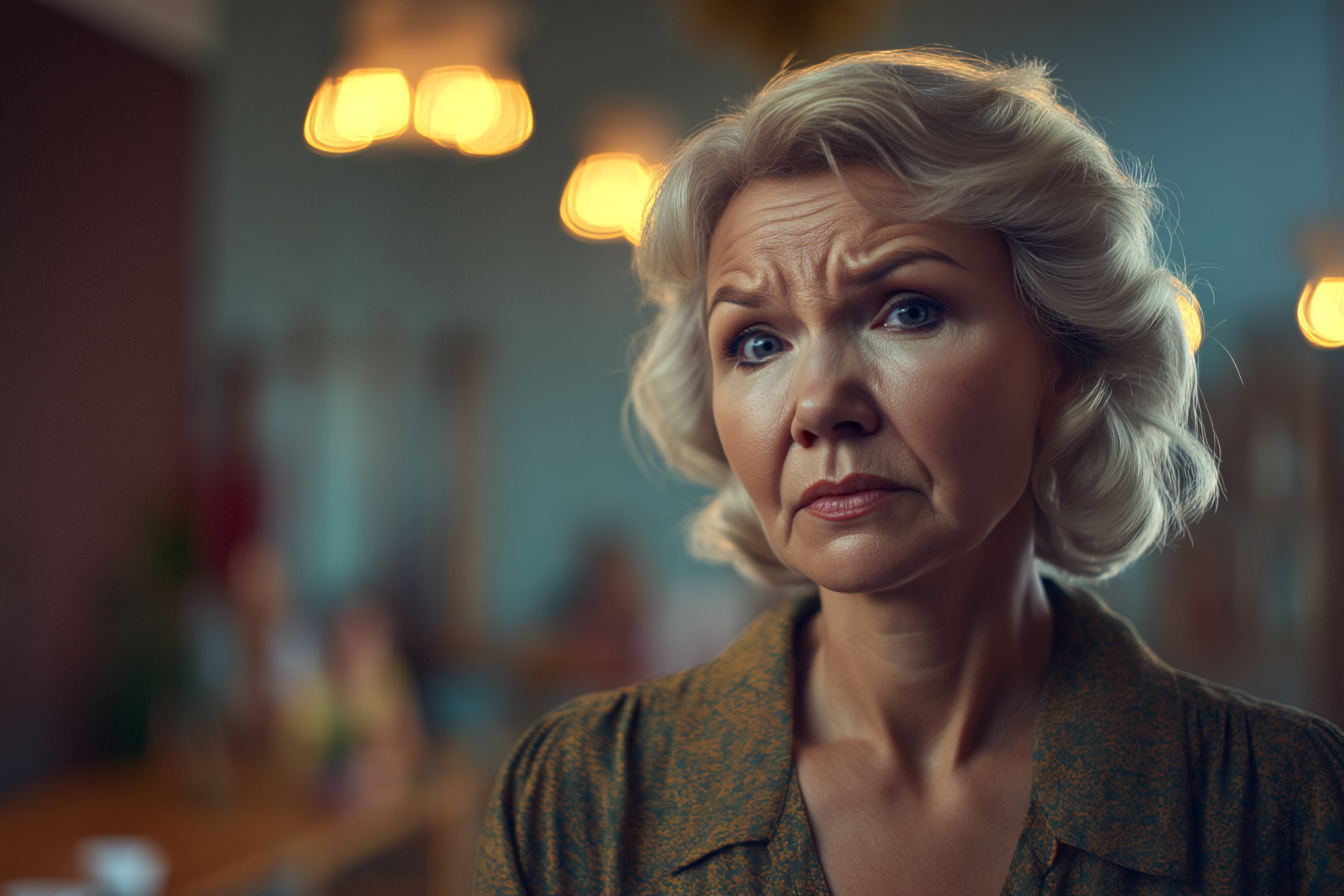 A worried woman | Source: Midjourney