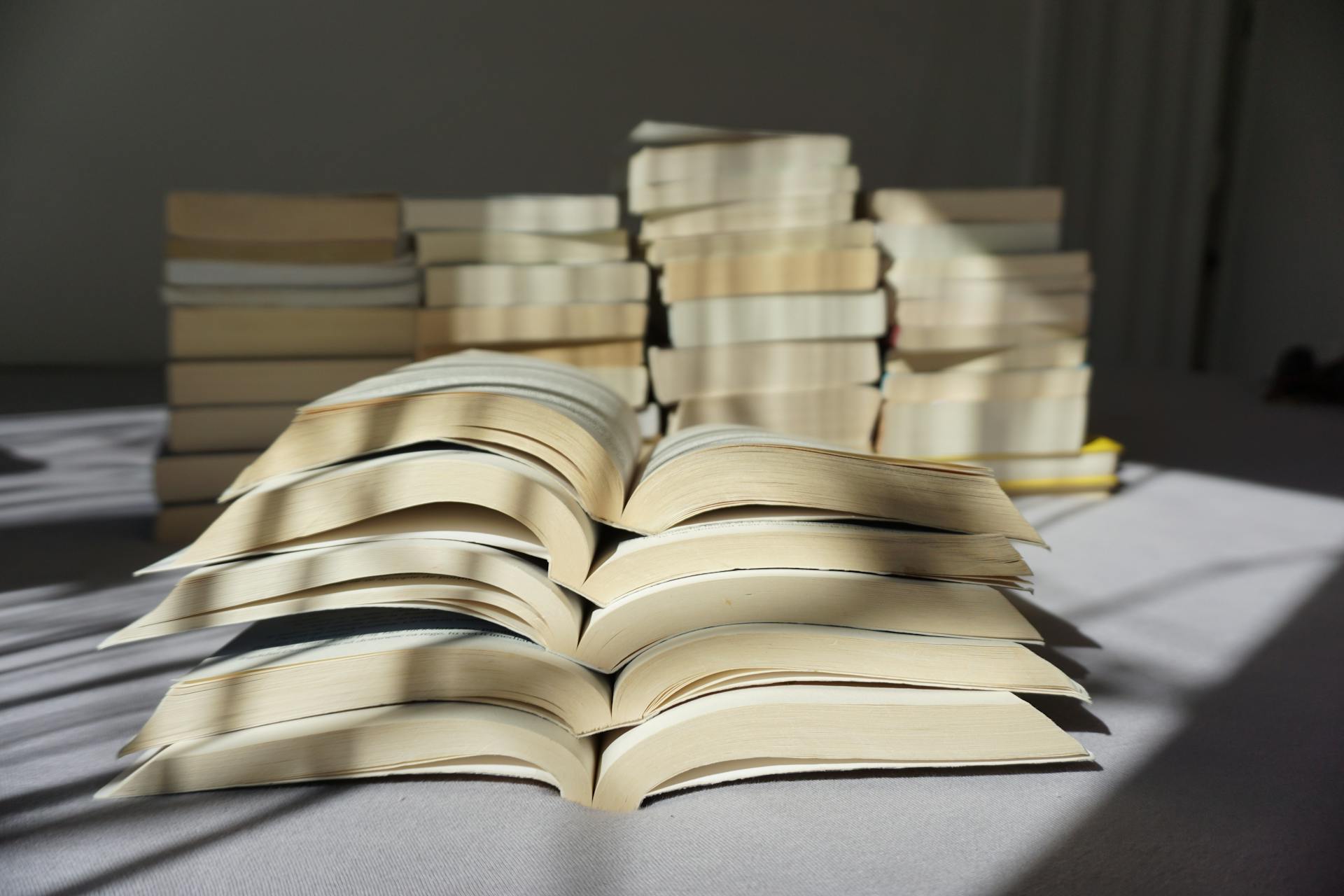 Books on a table | Source: Pexels