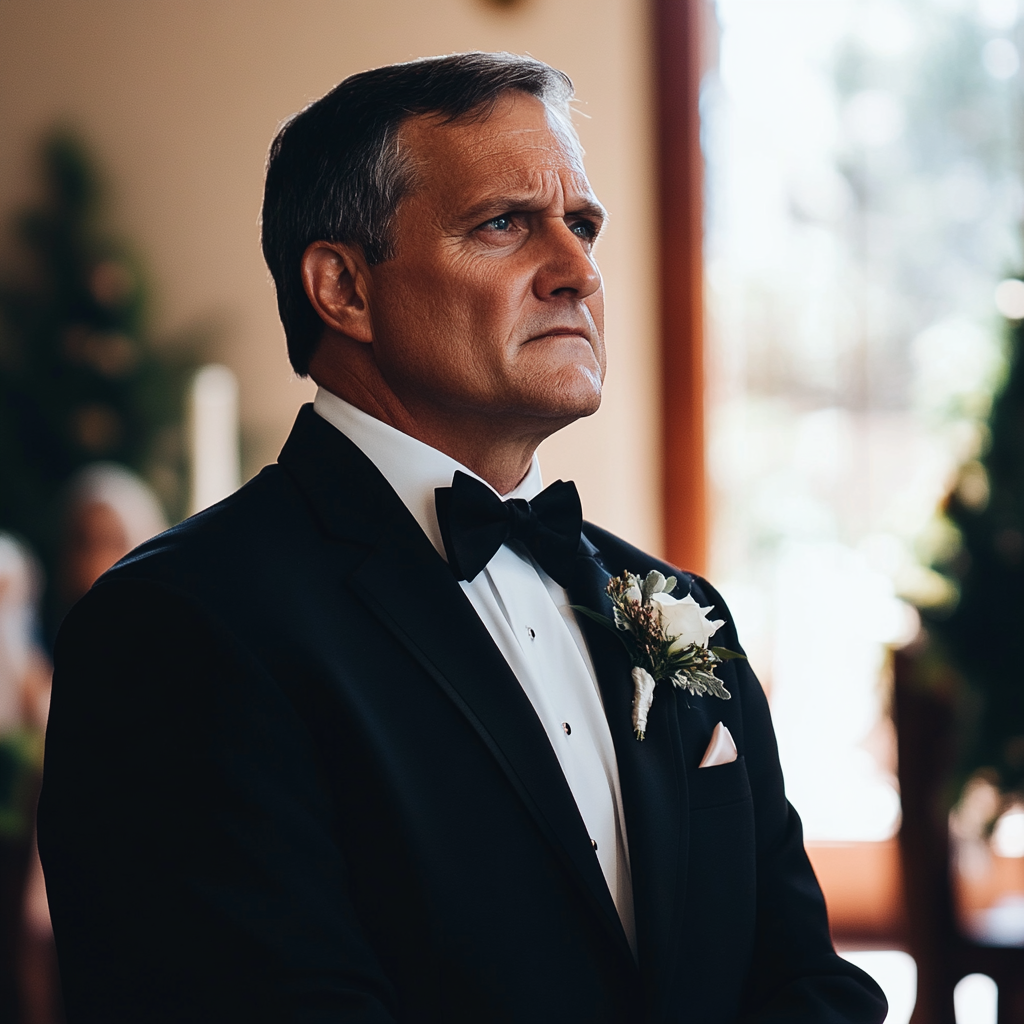 A frowning groom | Source: Midjourney