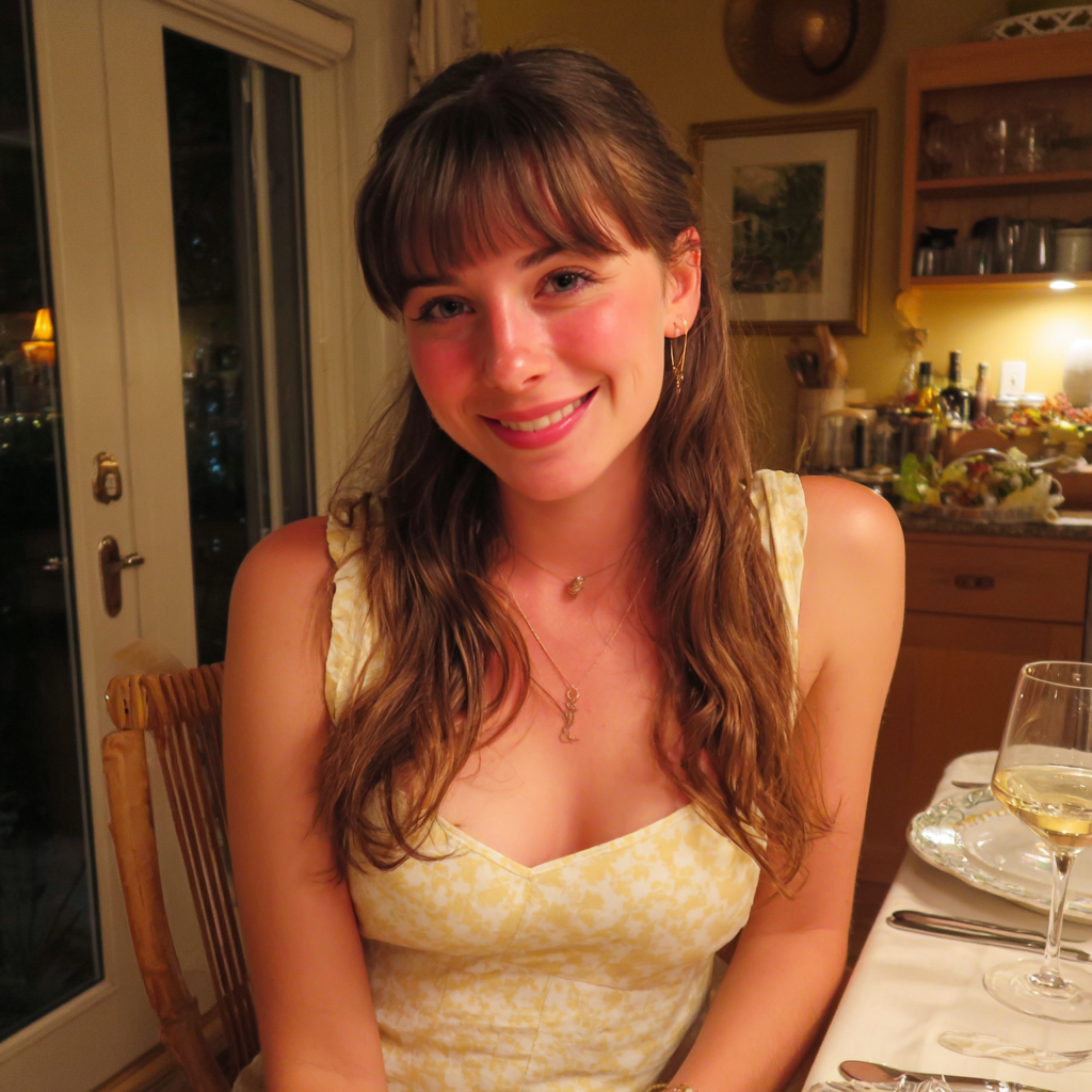A smiling woman | Source: Midjourney