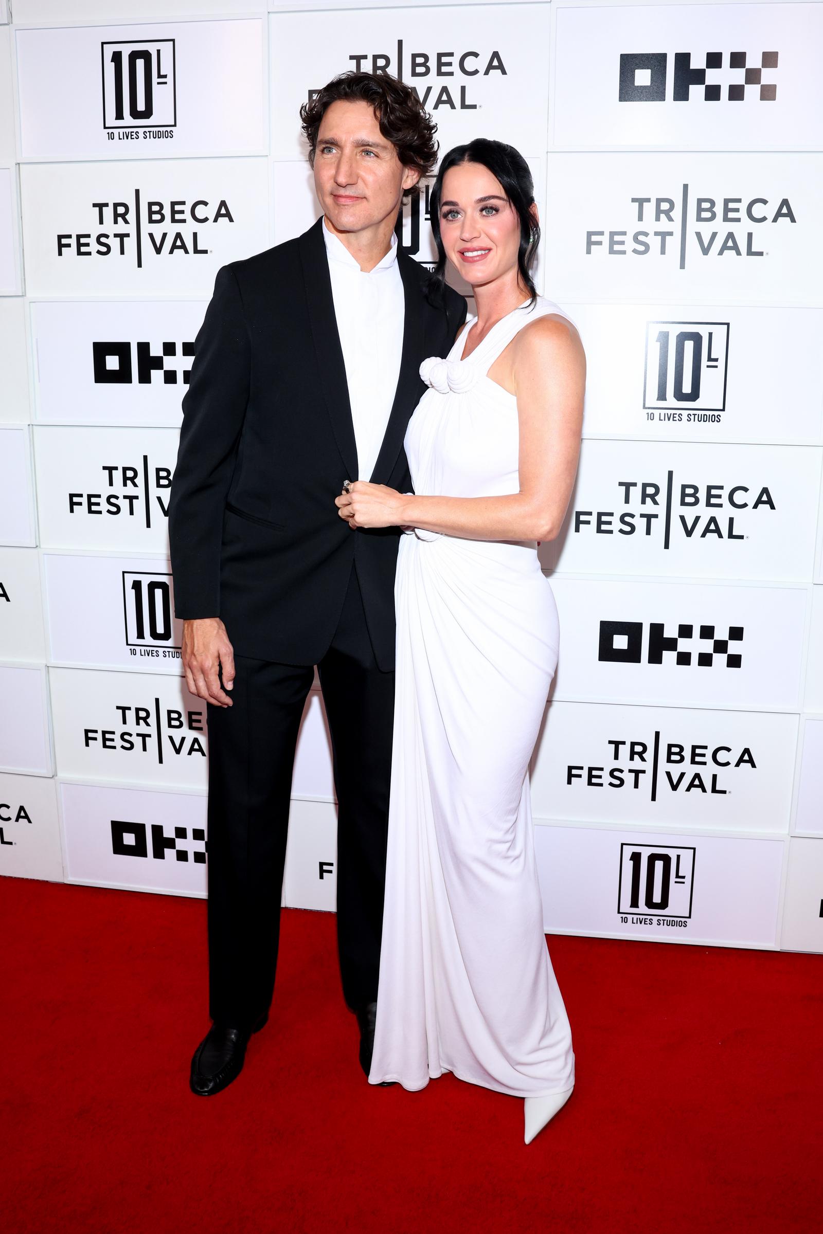 Justin Trudeau and Katy Perry attend the "Katy Perry: The Lifetimes Tour" Premiere during the 2026 Tribeca Festival at BMCC Theater on June 8, 2026 in New York City. | Source: Getty Images