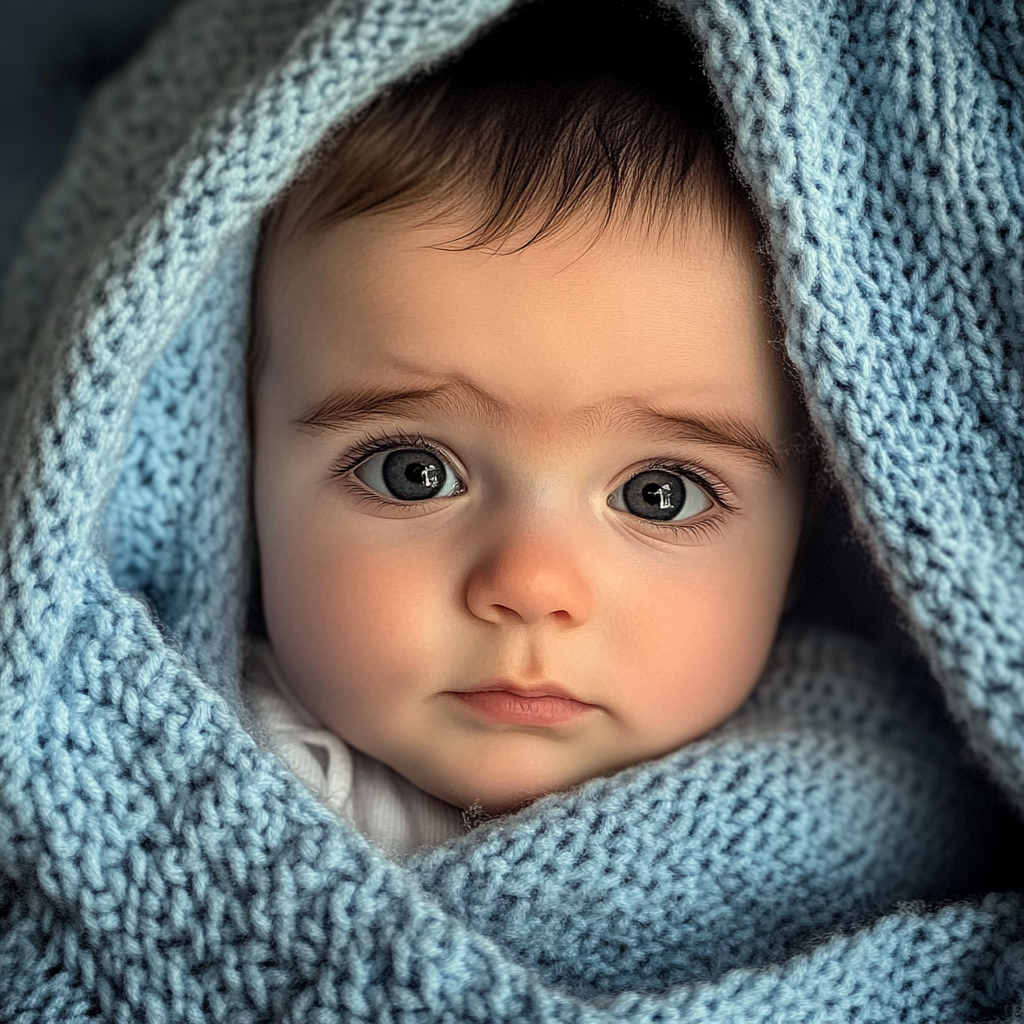 A close up of a baby boy | Source: Midjourney