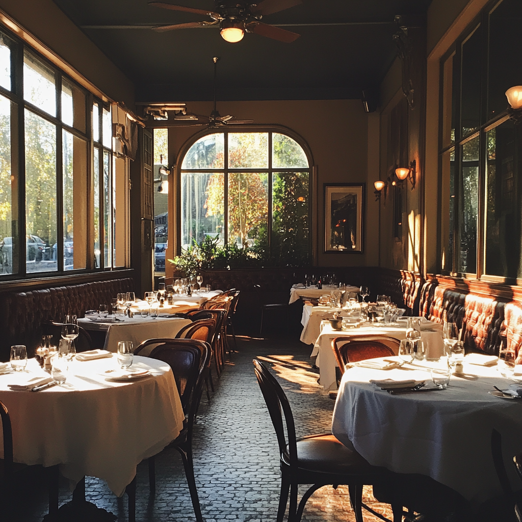 The interior of a restaurant | Source: Midjourney