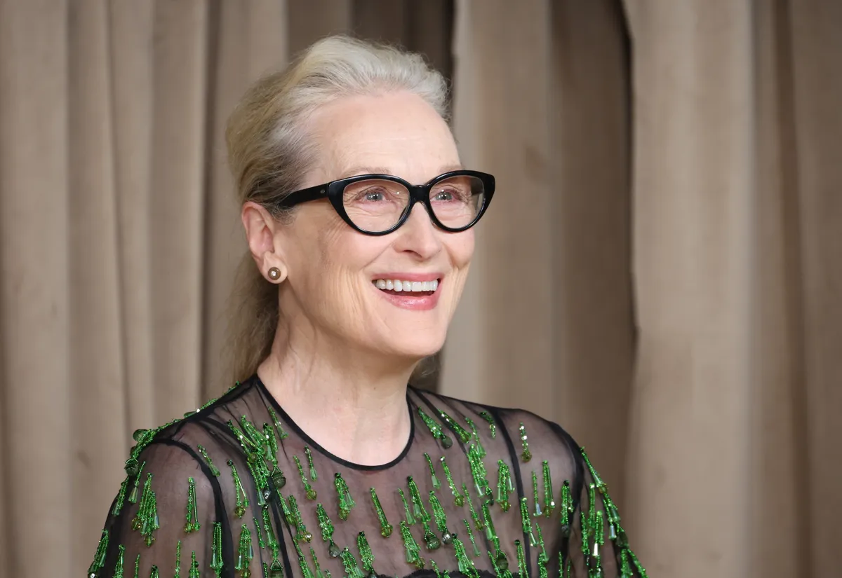 Meryl Streep attends the Clooney Foundation For Justice's The Albies at The Natural History Museum on October 03, 2025 in London, England. | Source: Getty Images
