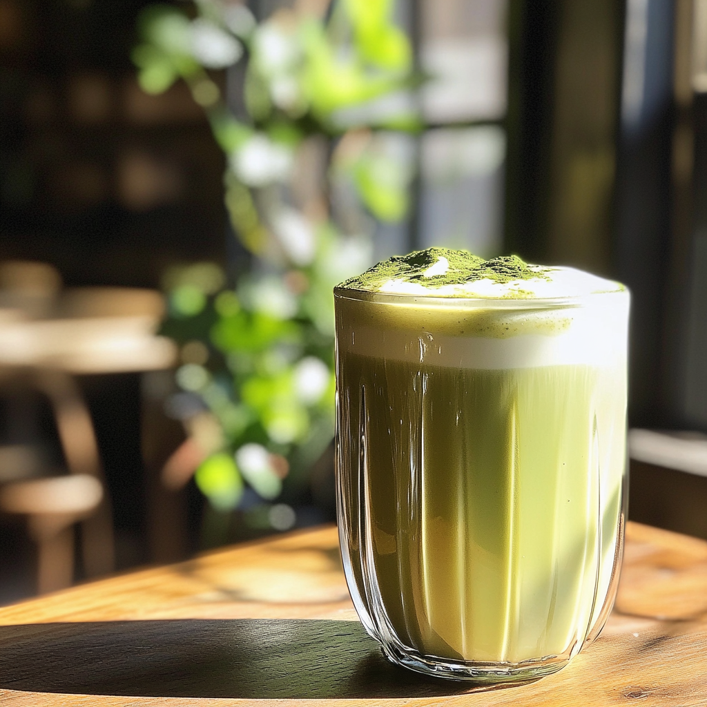 A matcha latte | Source: Midjourney