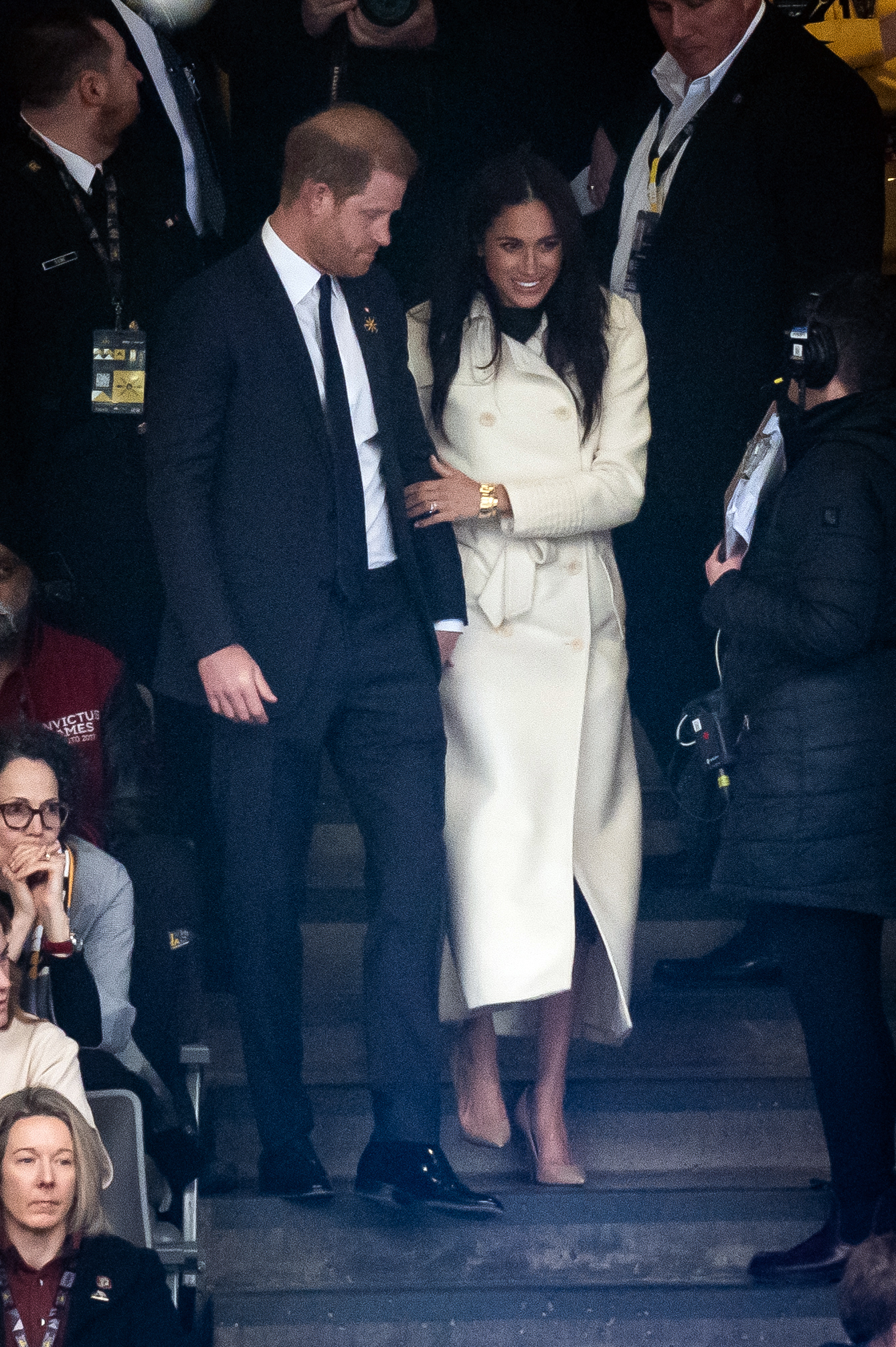 The Duke and Duchess of Sussex arriving for the opening ceremony of the 2025 Invictus Games in Vancouver, Canada. | Source: Getty Images