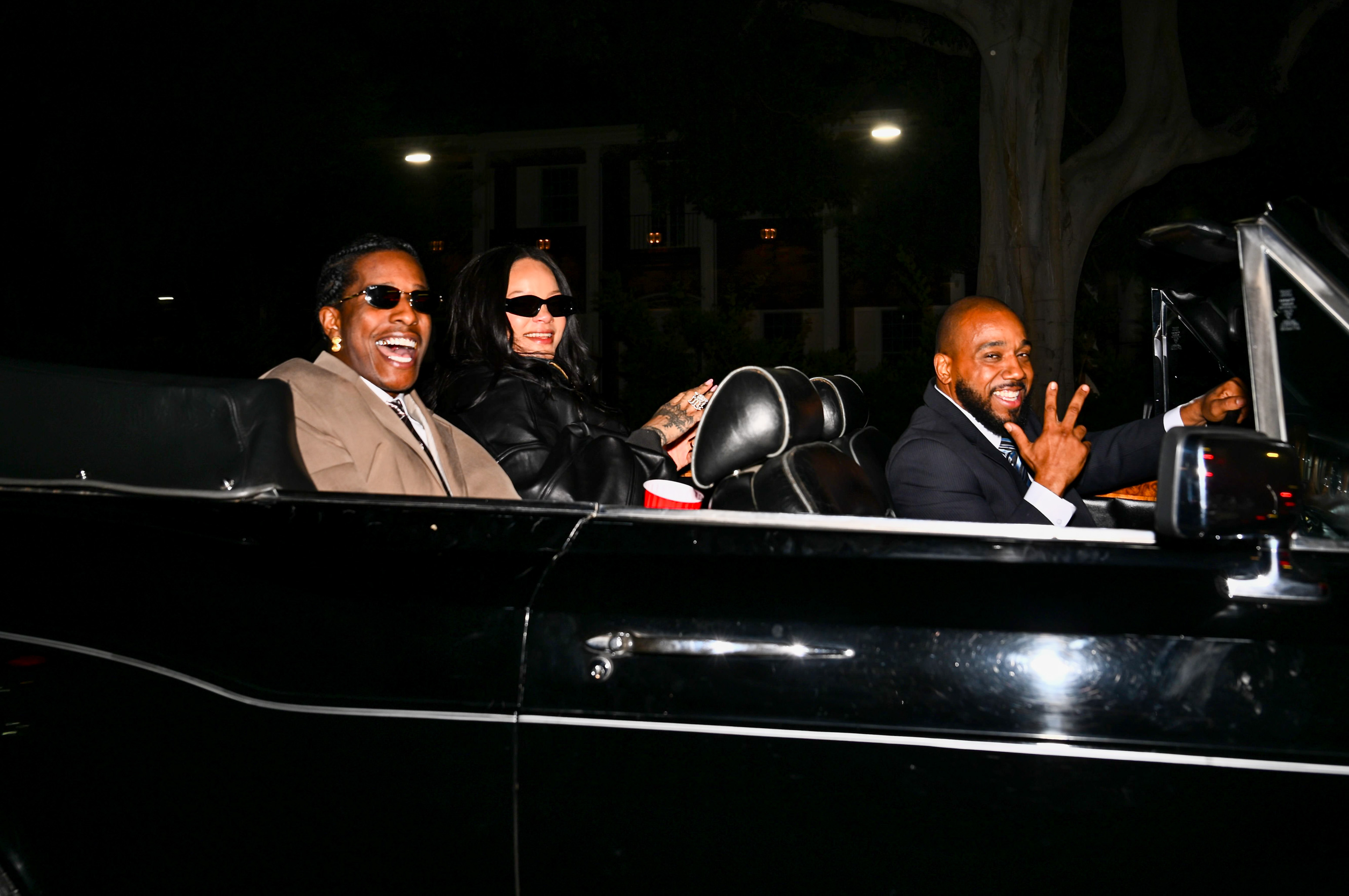Rihanna and ASAP Rocky are seen on October 03, 2025 in Los Angeles, California. | Source: Getty Images