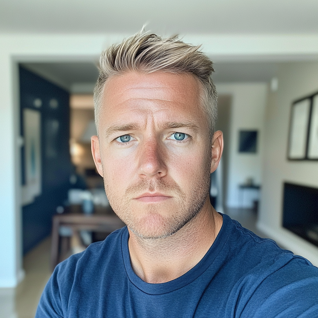 A close up of a man | Source: Midjourney