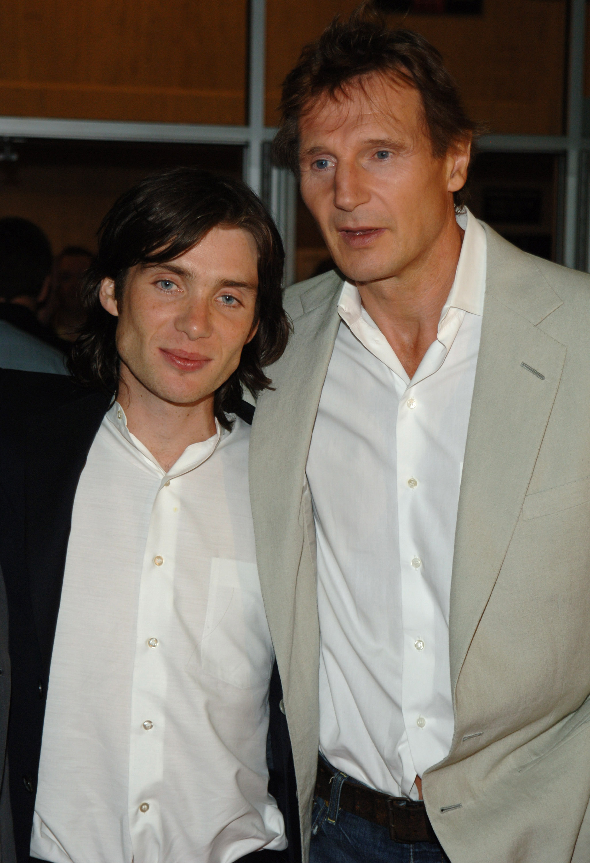 Cillian Murphy and Liam Neeson during 2005 Toronto Film Festival - "Breakfast on Pluto" Premiere at Ryerson in Toronto, Canada. | Source: Getty Images