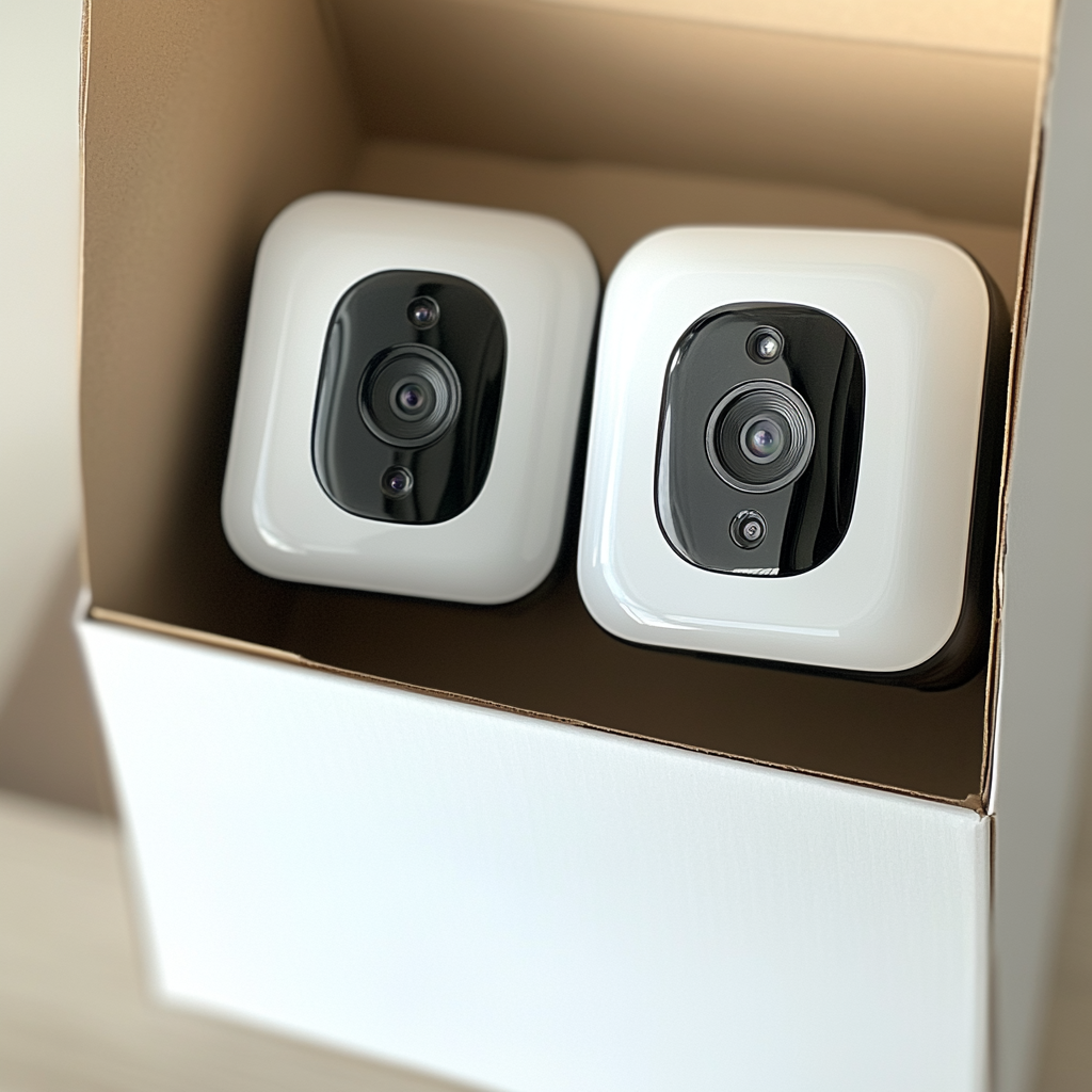 Two cameras in a box | Source: Midjourney