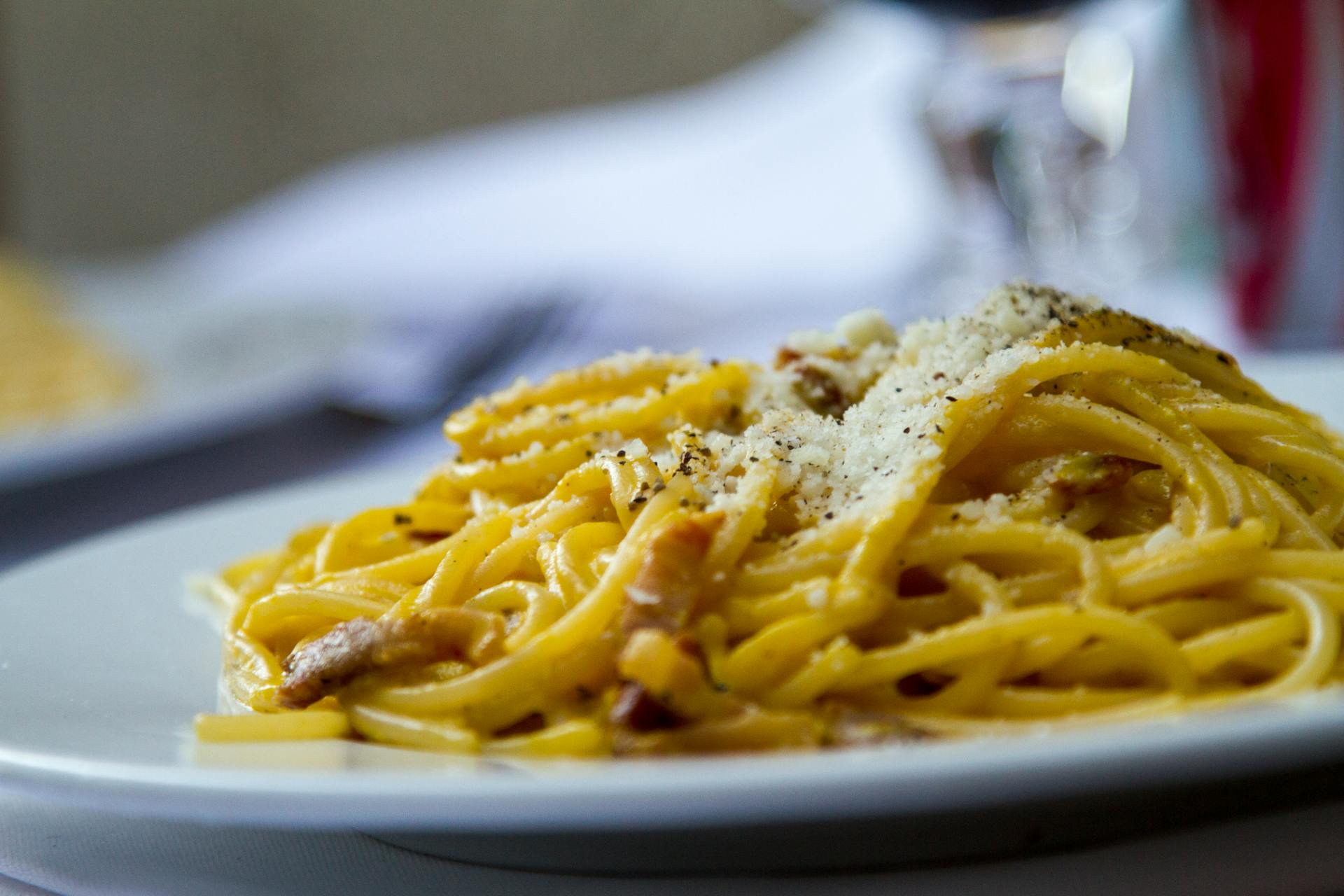 A close-up shot of spaghetti | Source: Pexels