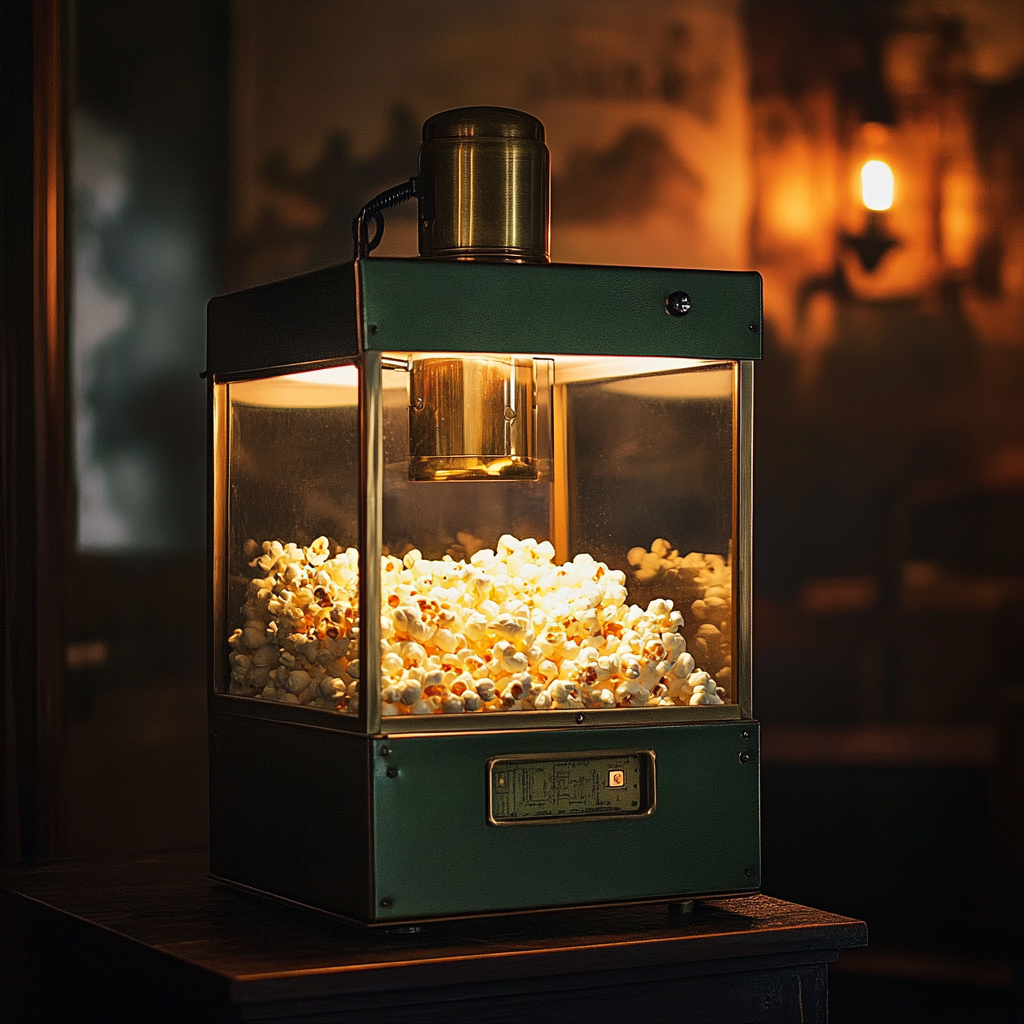 A popcorn machine | Source: Midjourney