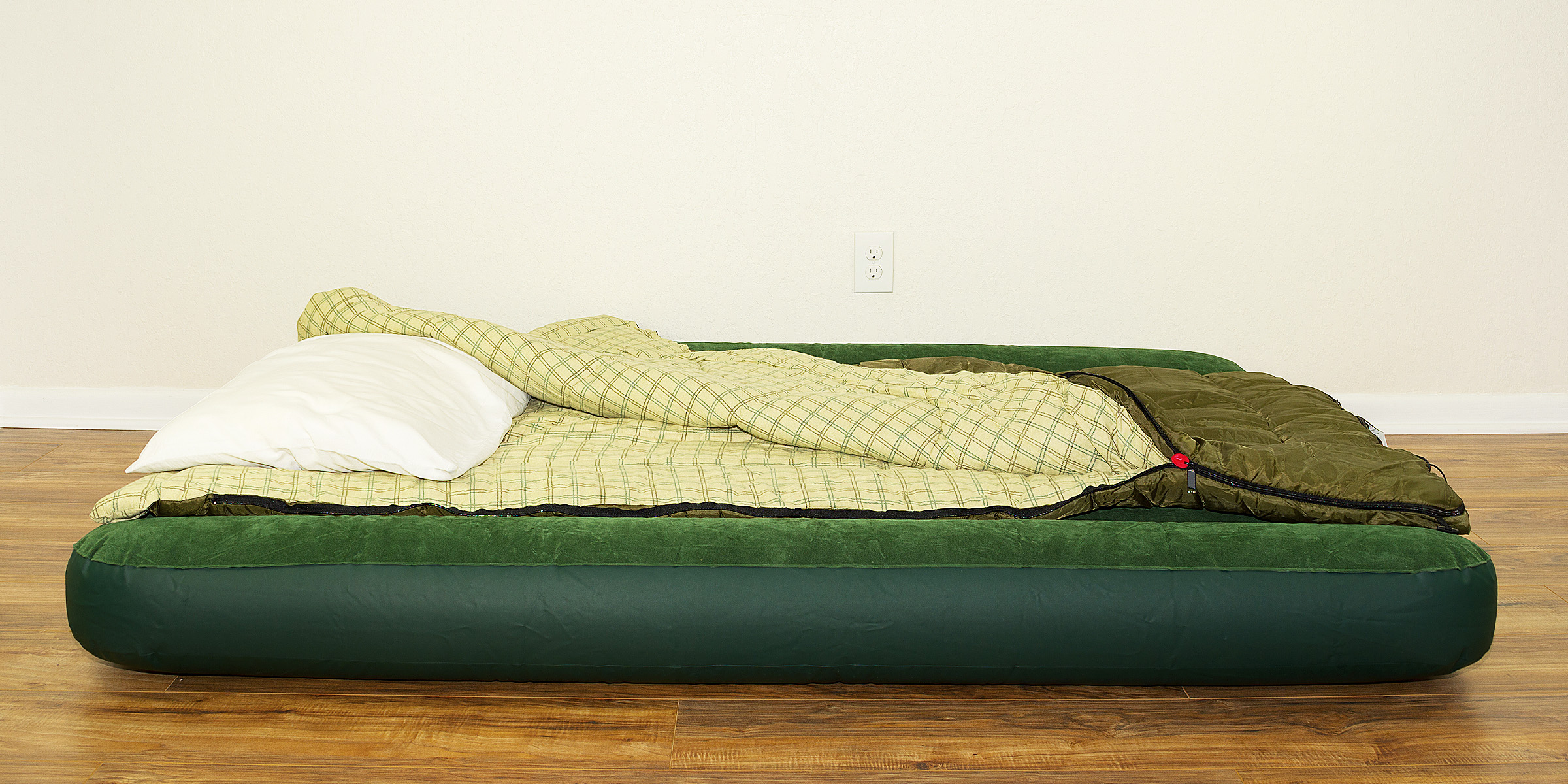 An air mattress lying on the floor | Source: Shutterstock