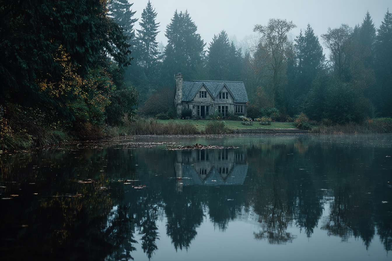 A house near a lake | Source: Midjourney