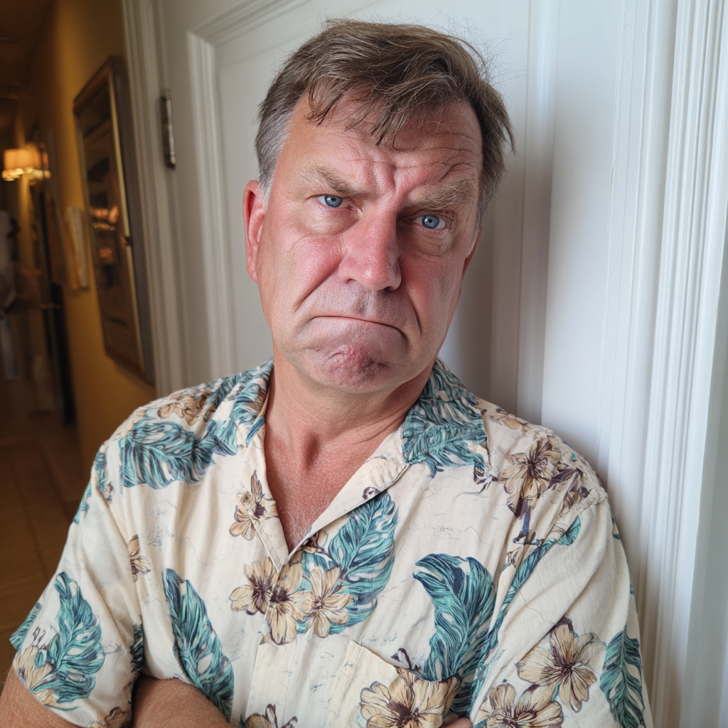 A frowning older man | Source: Midjourney