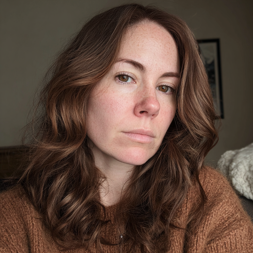 A close up of a tired woman | Source: Midjourney