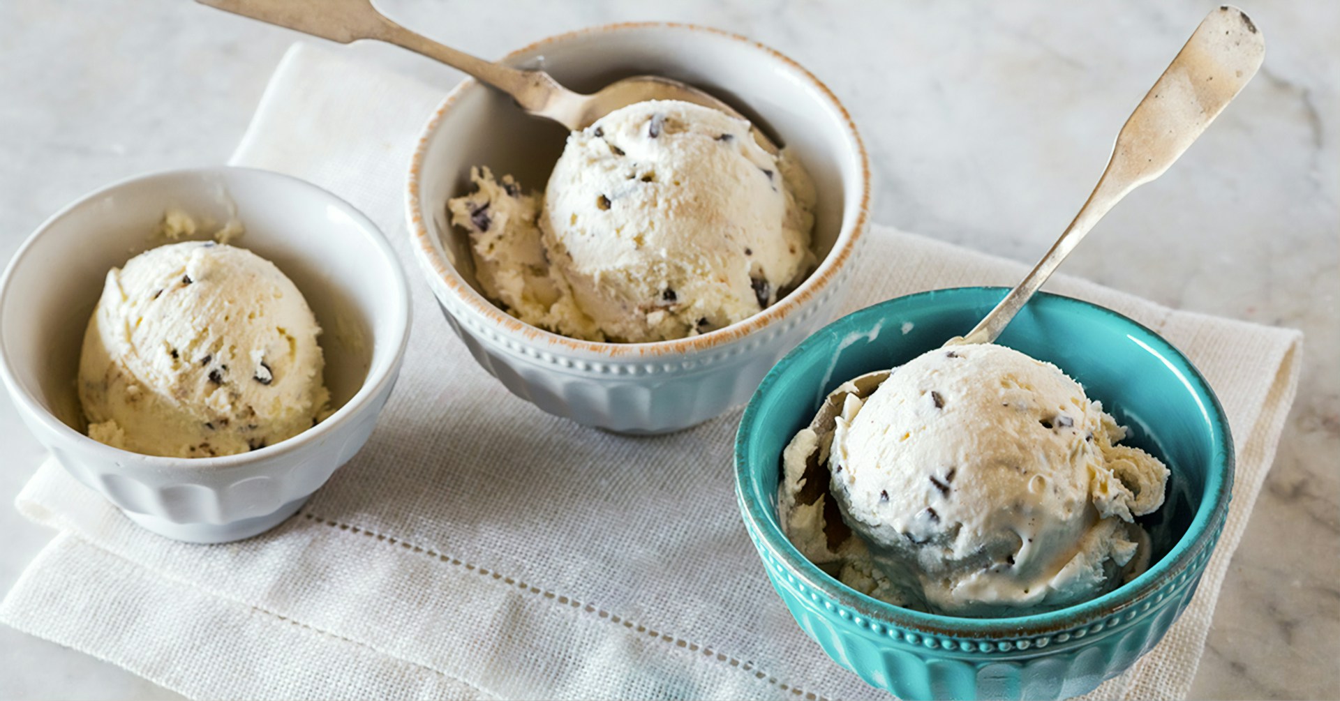 Three bowls of ice cream | Source: Unsplash