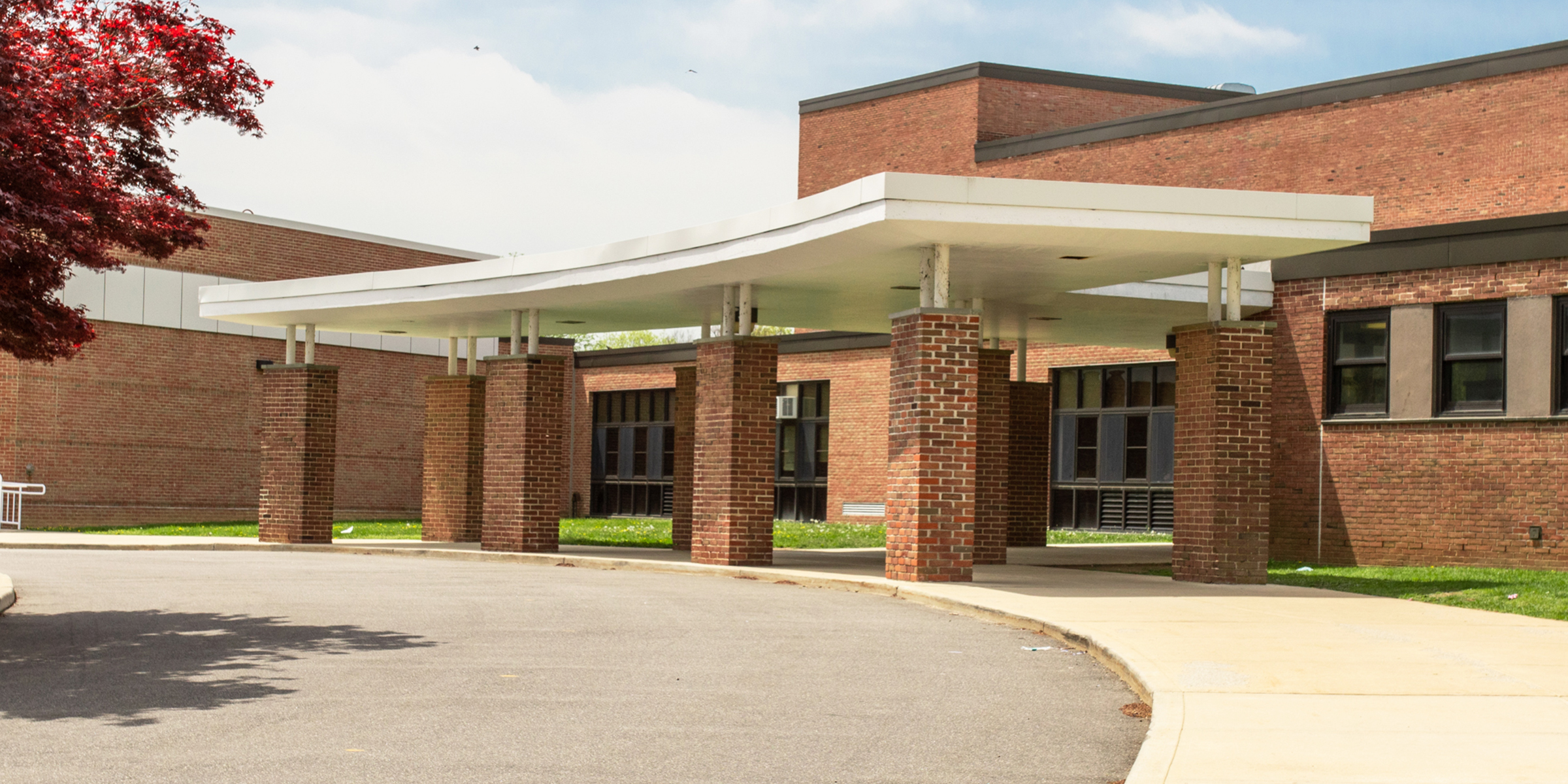 A school entrance | Source: Shutterstock