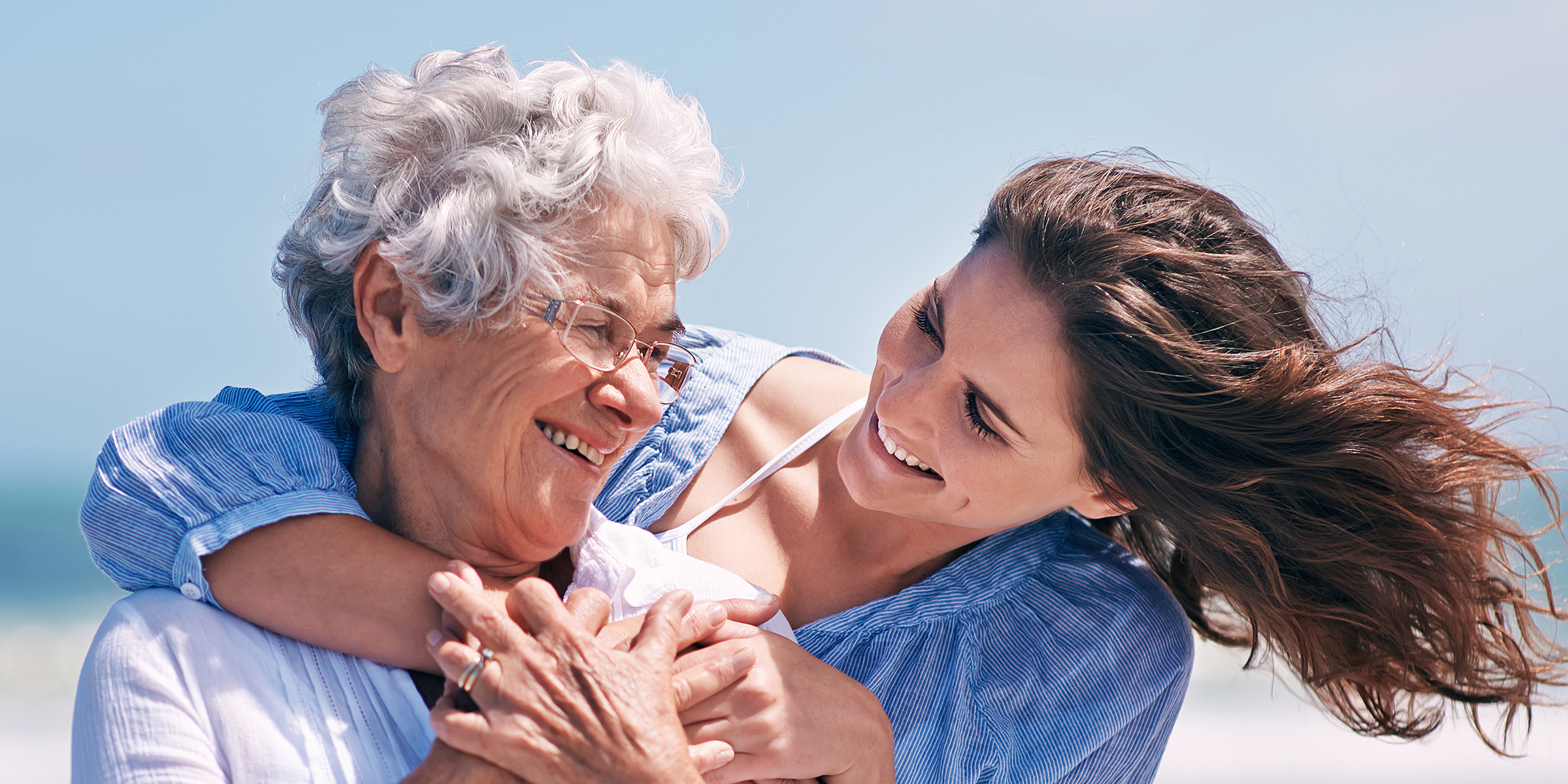 A woman with her mother | Source: Shutterstock