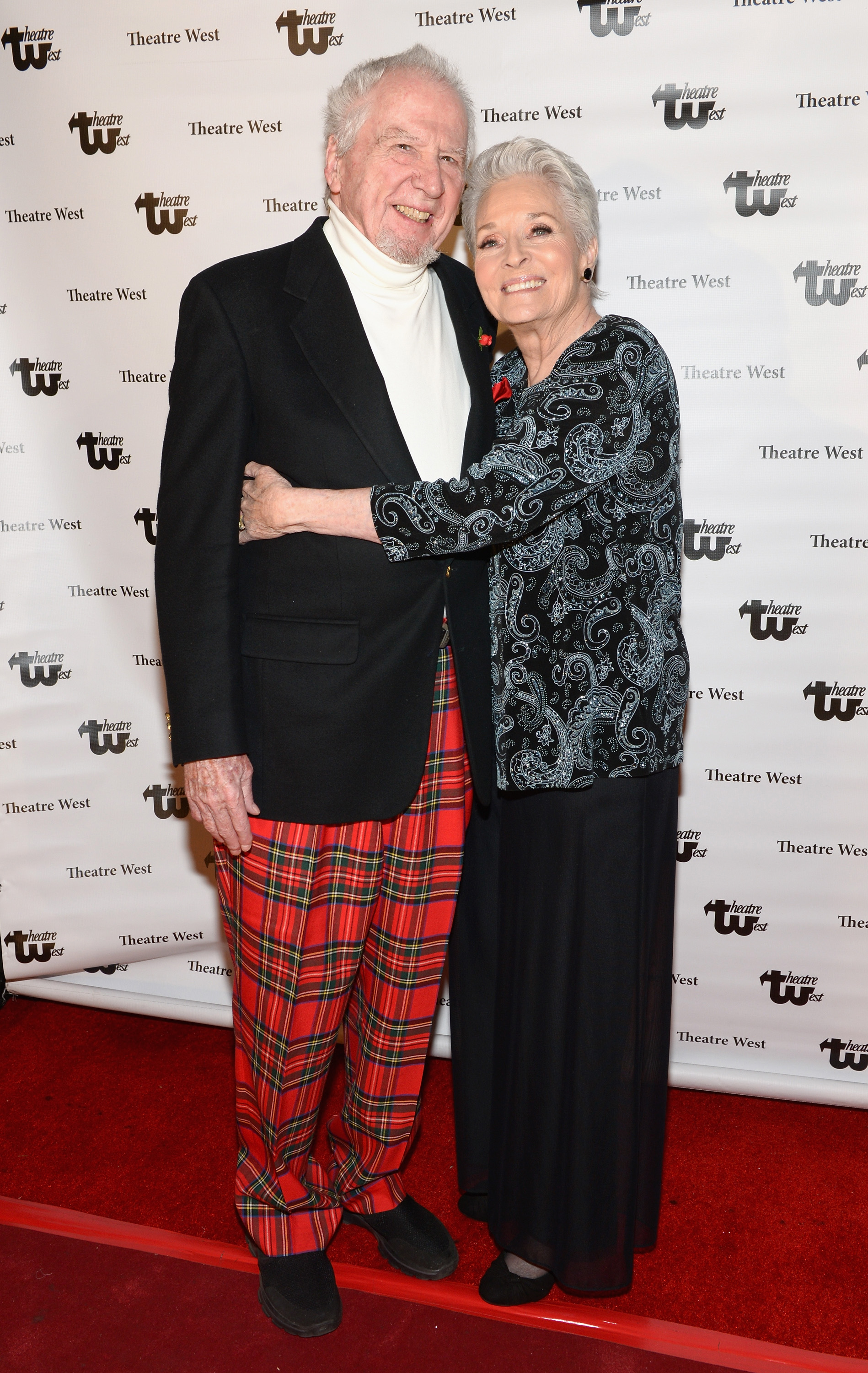 Marshall Borden and Lee Meriwether at the "Love Letters To Lee Meriwether" premiere on February 10, 2018, in Los Angeles, California. | Source: Getty Images