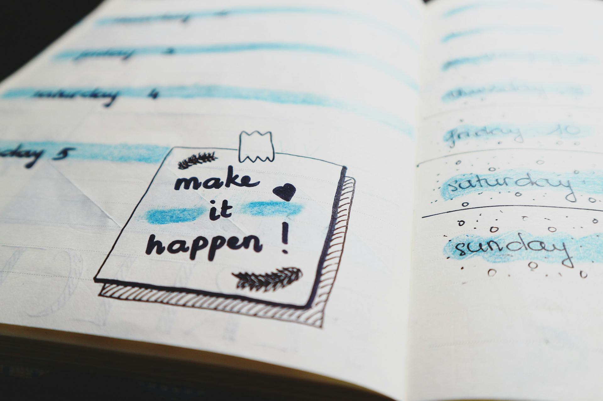 A note written in a diary | Source: Pexels