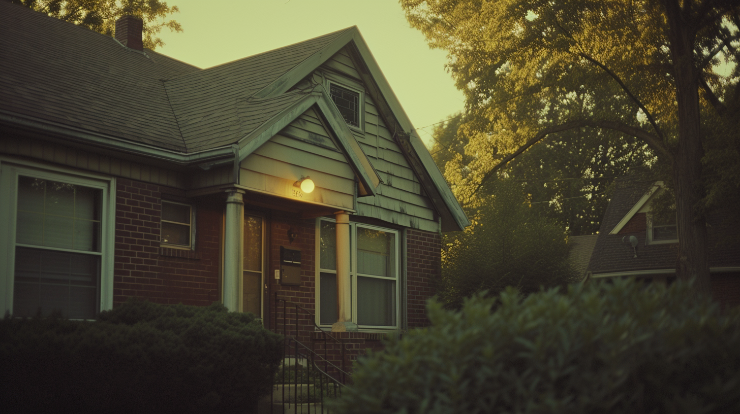 A close-up of a house | Source: Midjourney