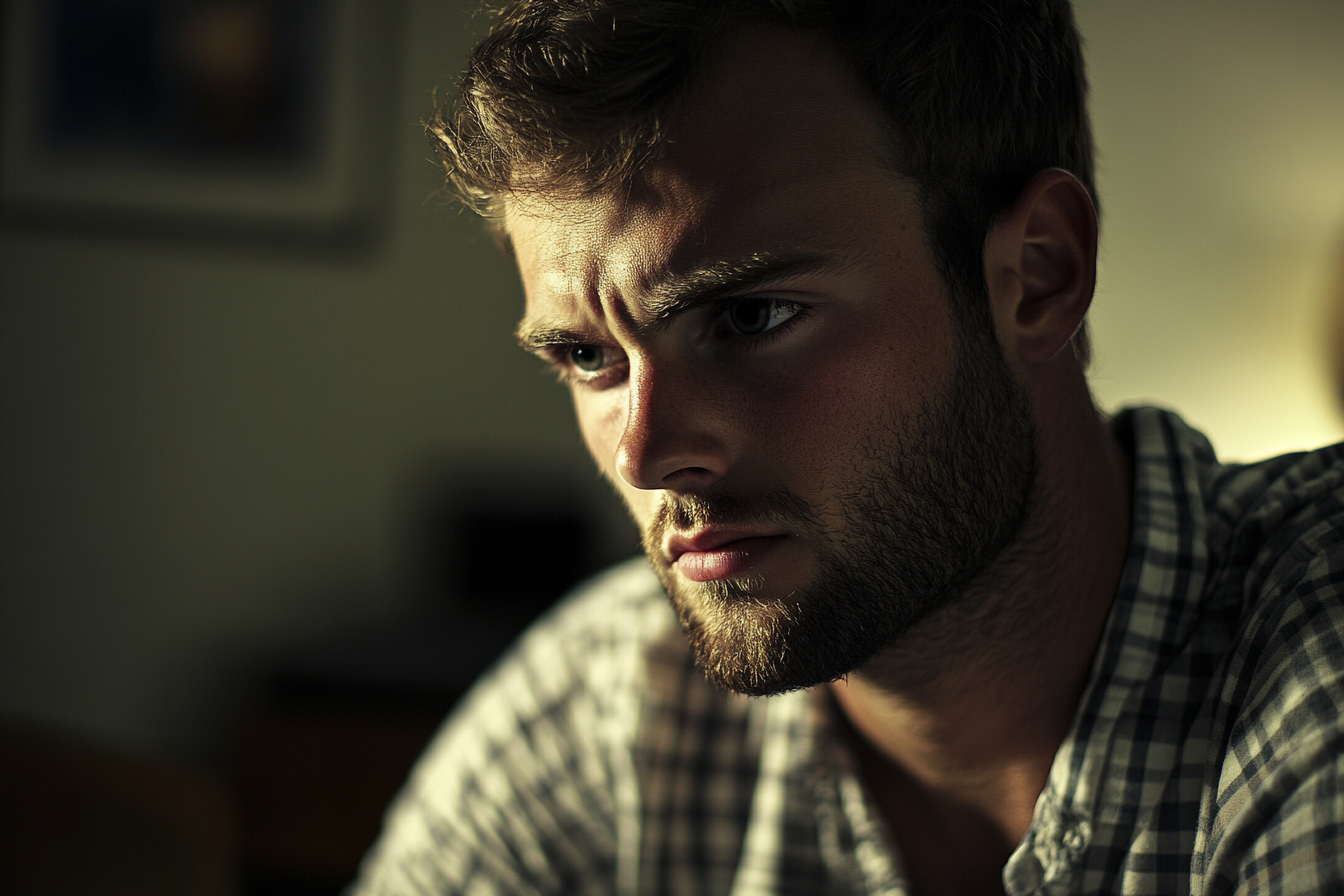 A serious man | Source: Midjourney