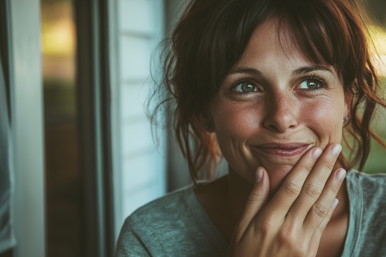 A smiling woman | Source: Midjourney