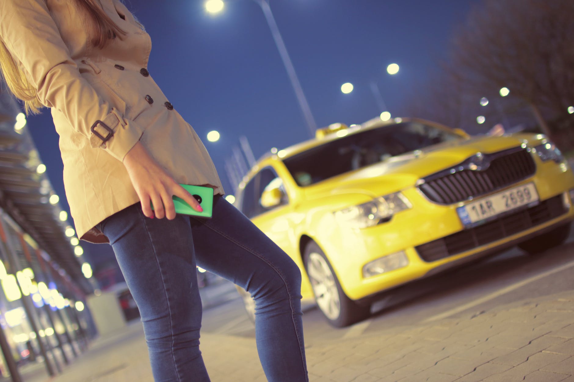 She took a taxi and left. | Source: Pexels