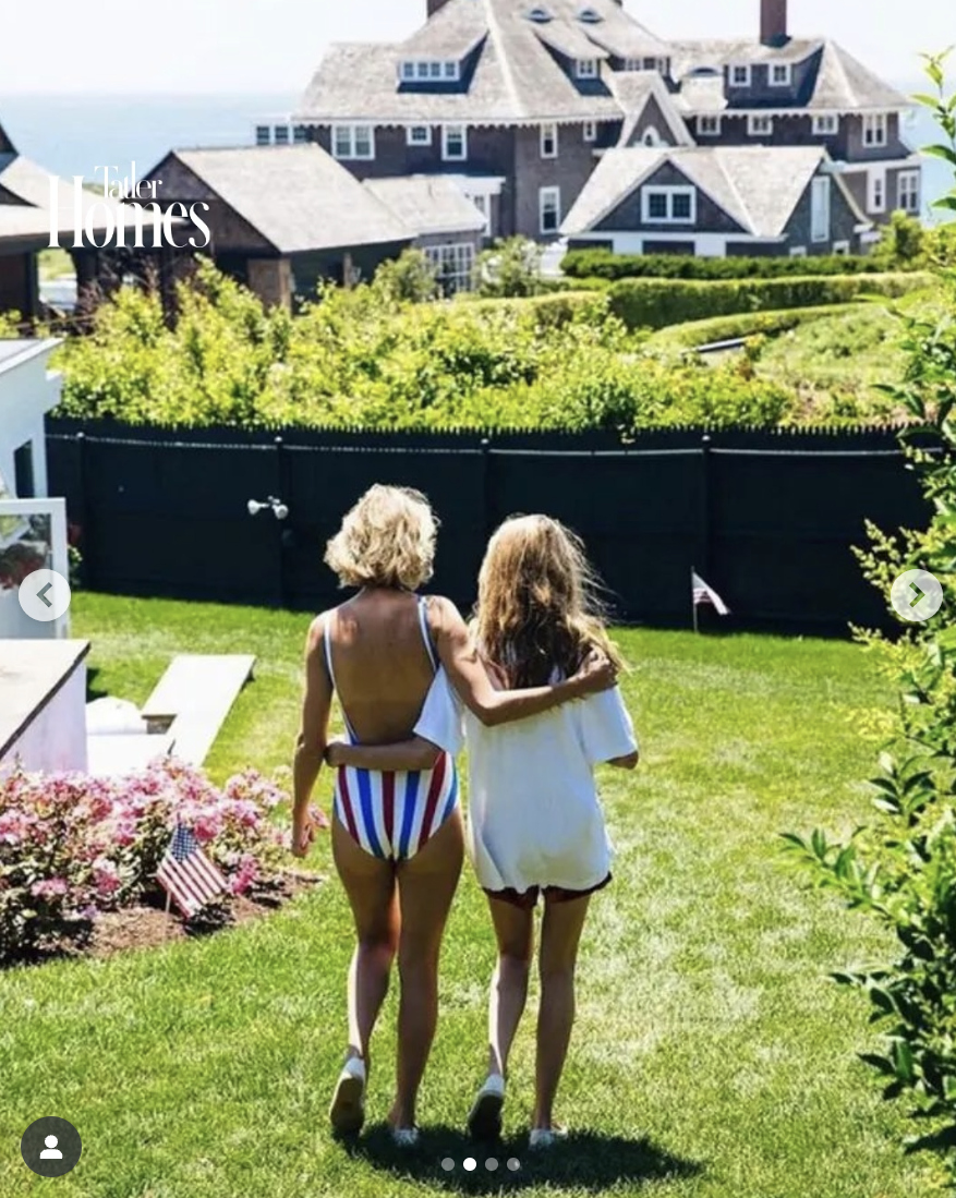 Taylor Swift in her Rhode Island home, posted by Tatler Homes on January 17, 2025. | Source: Instagram/tatlerhomes