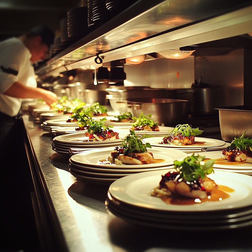 Food on a pass in a kitchen | Source: Midjourney