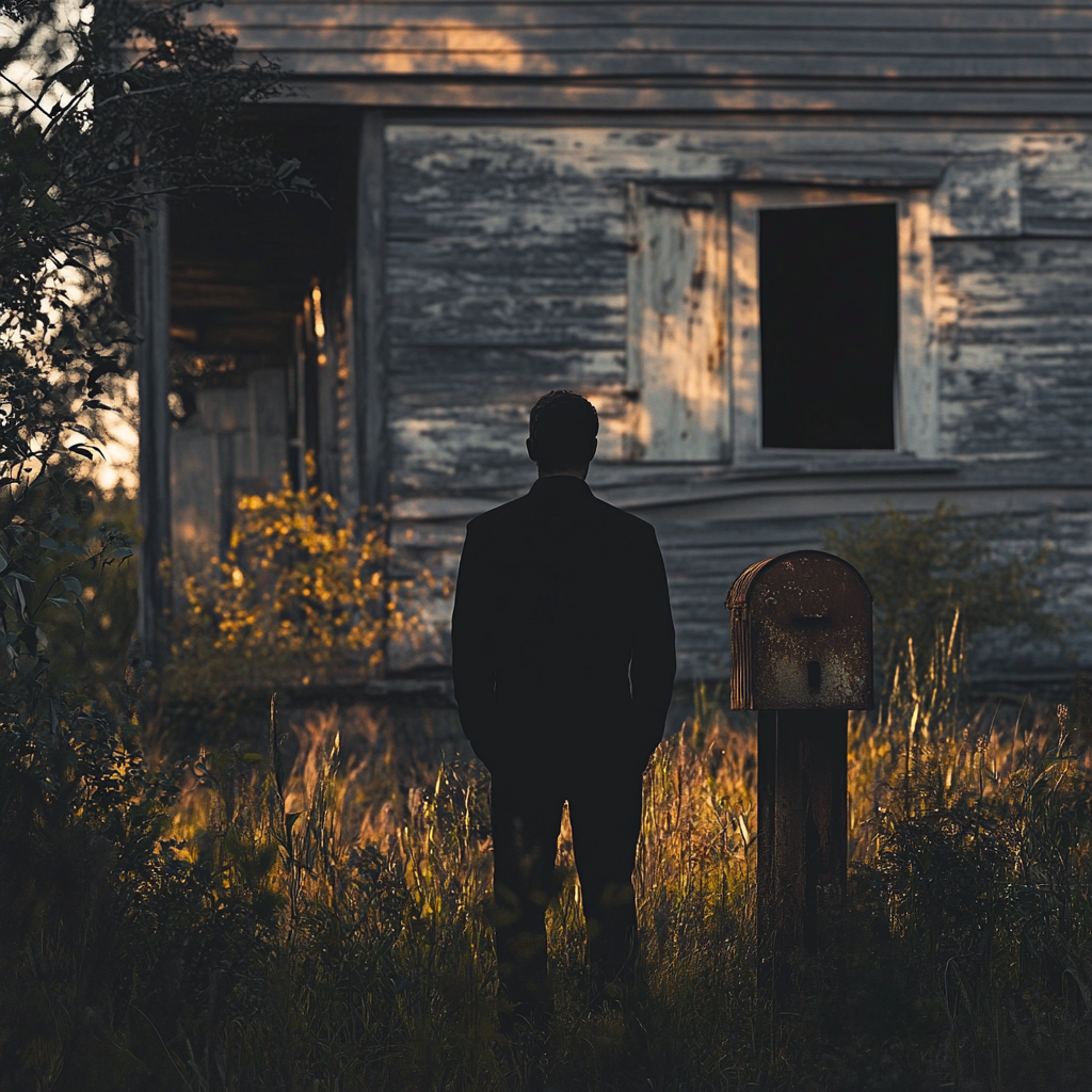 A man standing near a mailbox | Source: Midjourney