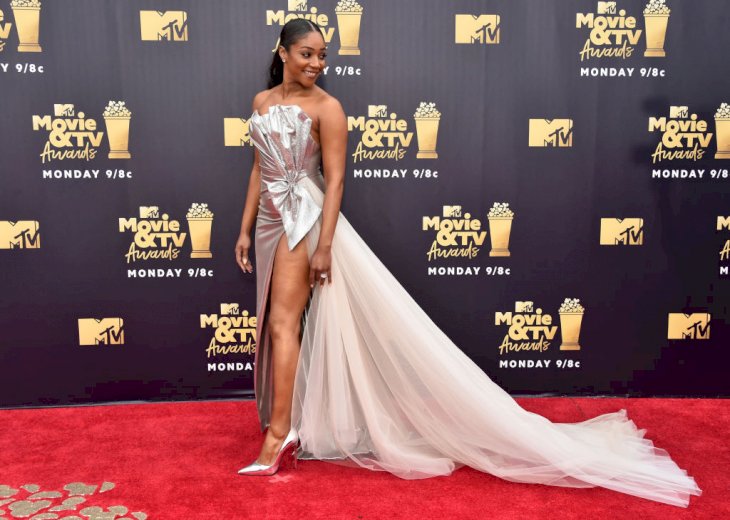 Tiffany Haddish at the 2018 MTV Movie And TV Awards at Barker Hangar on June 16, 2018 in Santa Monica, California. | Photo: Getty Images