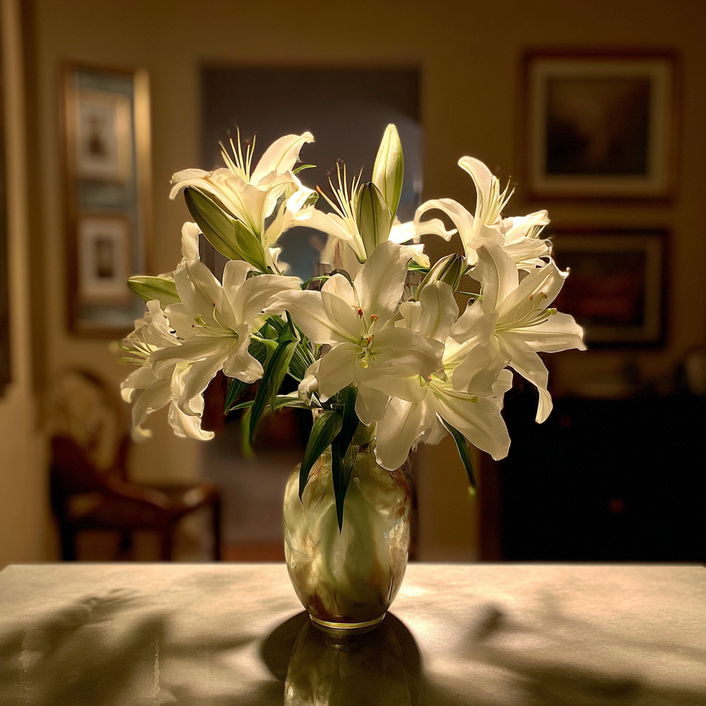 A bouquet of lilies | Source: Midjourney