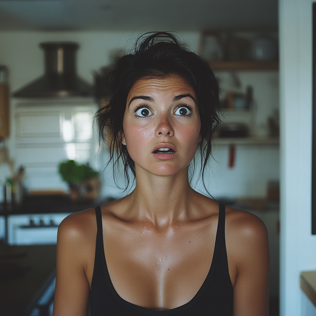 A shocked woman | Source: Midjourney