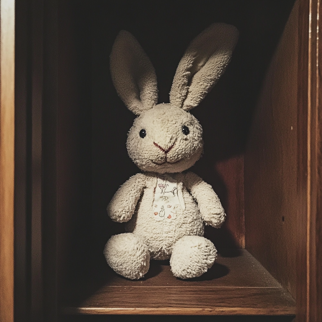 A stuffed rabbit toy | Source: Midjourney