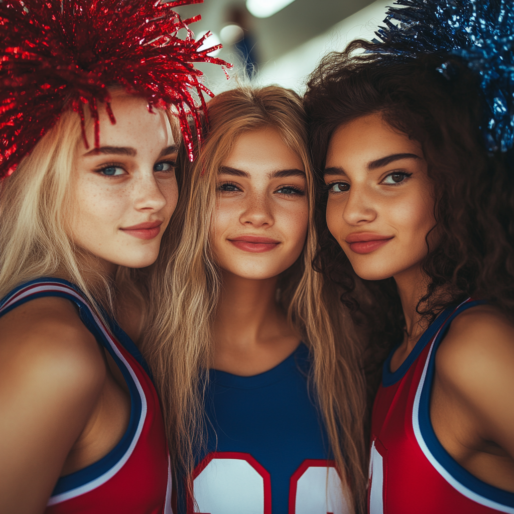 Smiling cheerleaders | Source: Midjourney