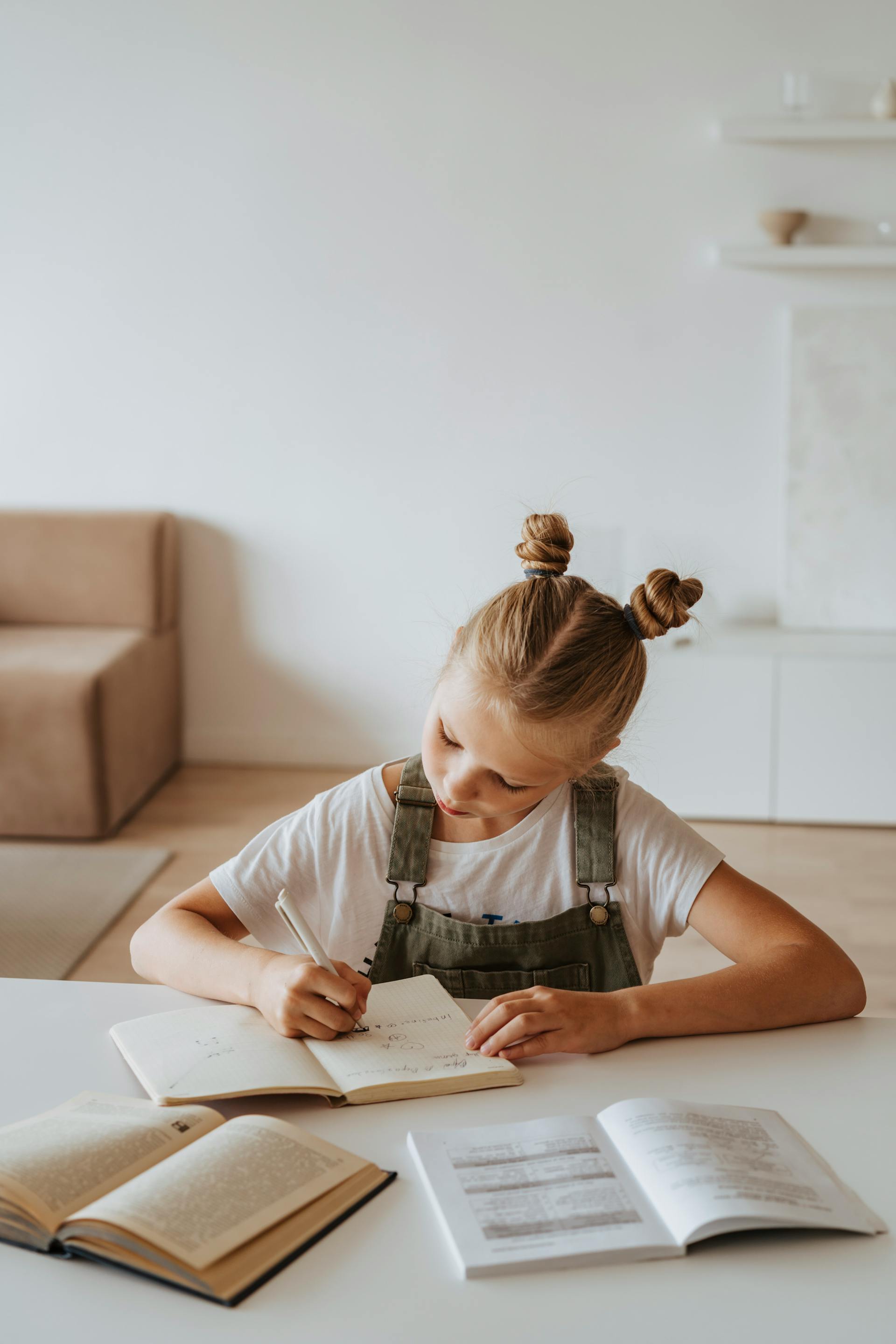 A girl writing on a notebook | Source: Pexels