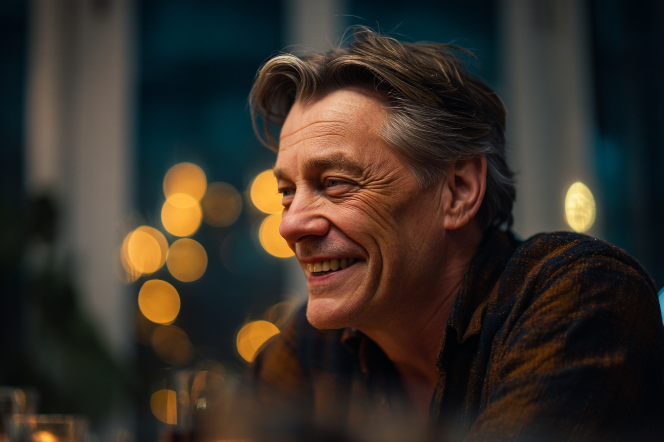 A man laughing | Source: Midjourney