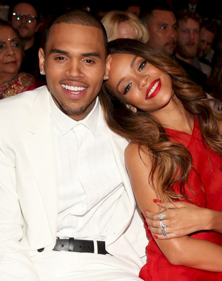 Chris Brown and Rihanna attend the 55th Annual GRAMMY Awards at STAPLES Center on February 10, 2013, in Los Angeles, California. | Photo: Getty Images