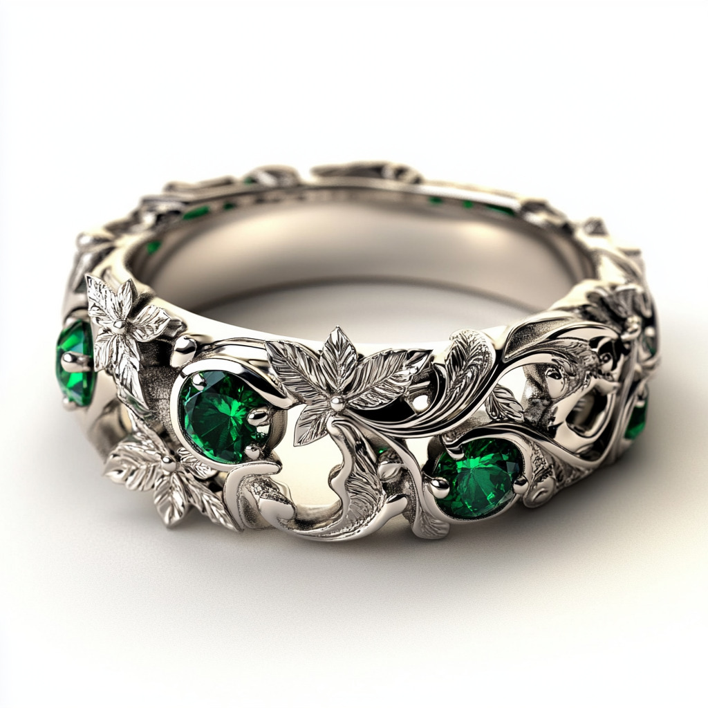 An emerald ring | Source: Midjourney