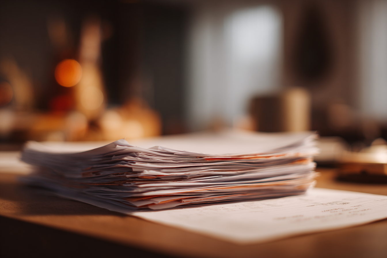 A stack of papers | Source: Midjourney