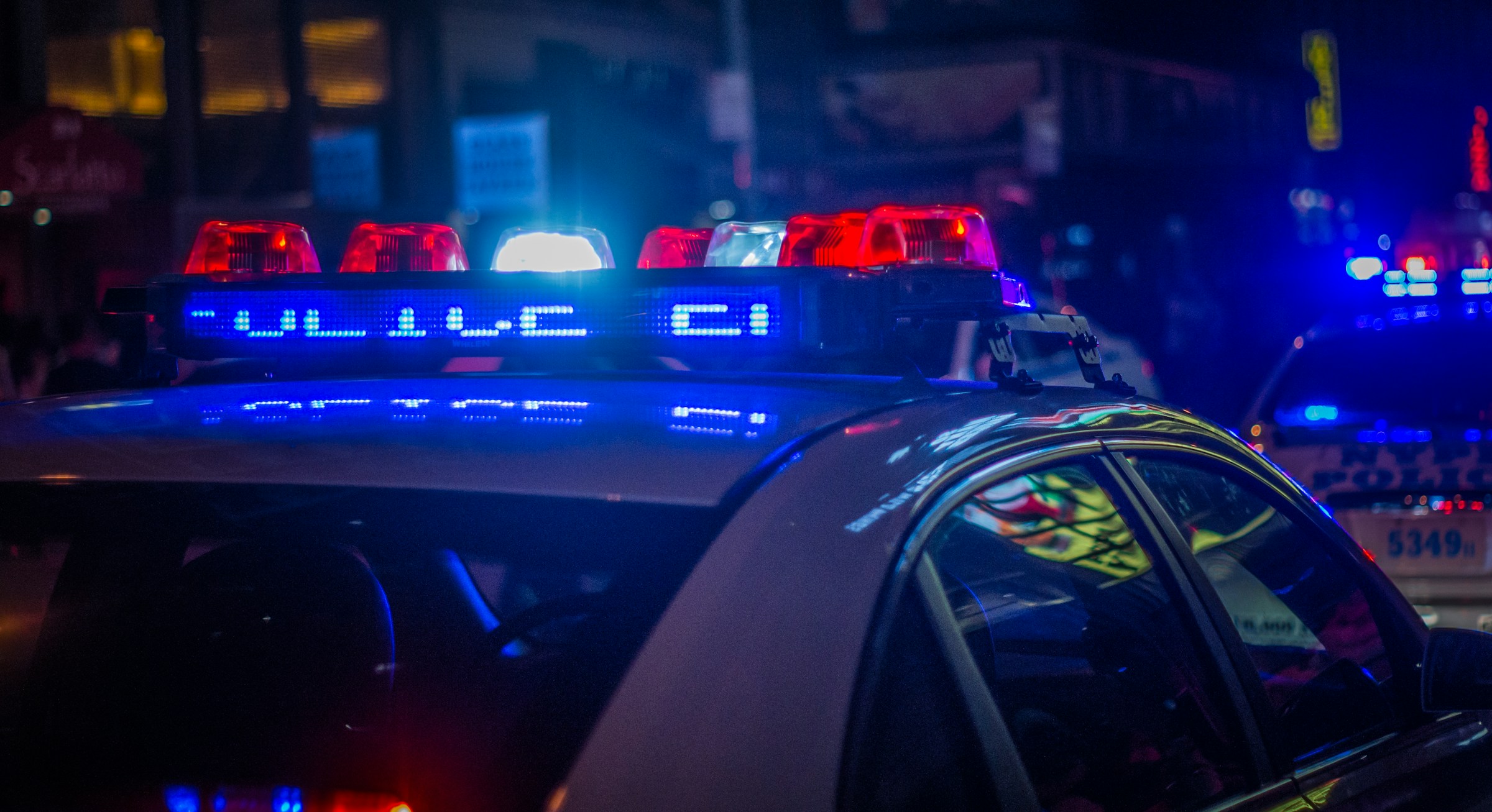 Police cars on the street | Source: Unsplash