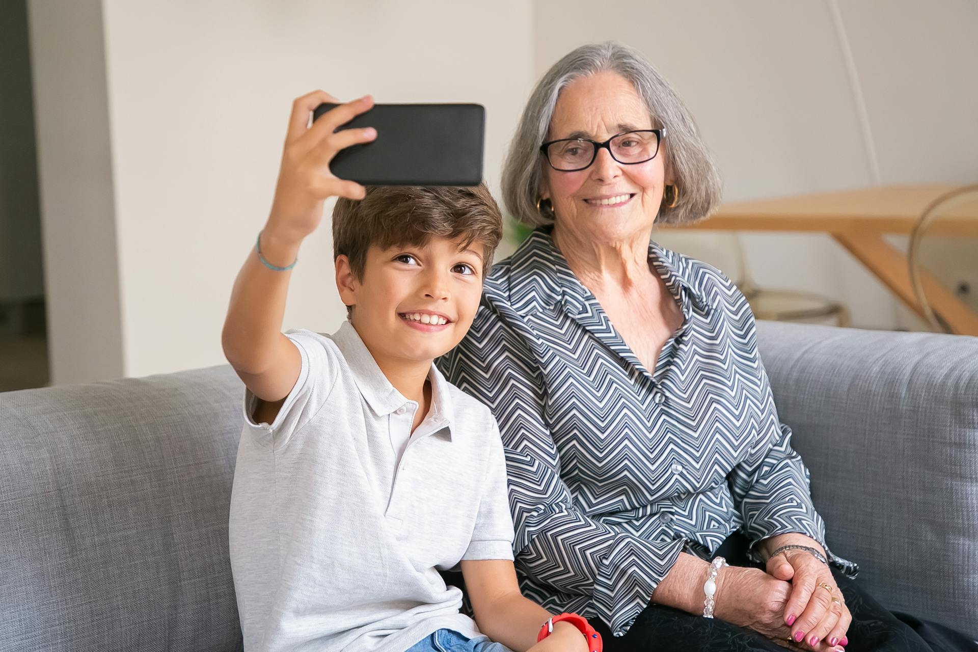 A grandmother with her grandson | Source: Pexels