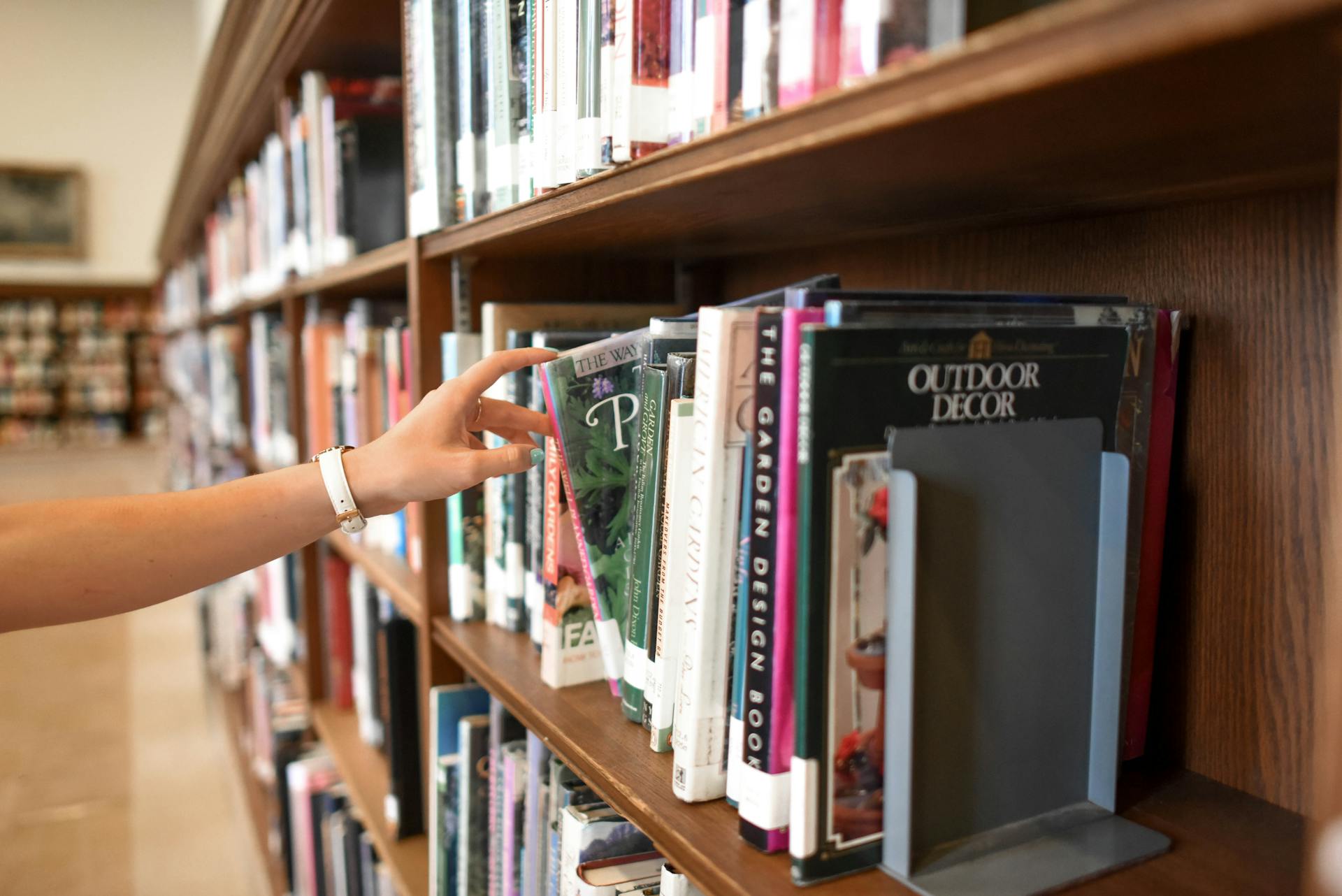 Books in a library | Source: Pexels
