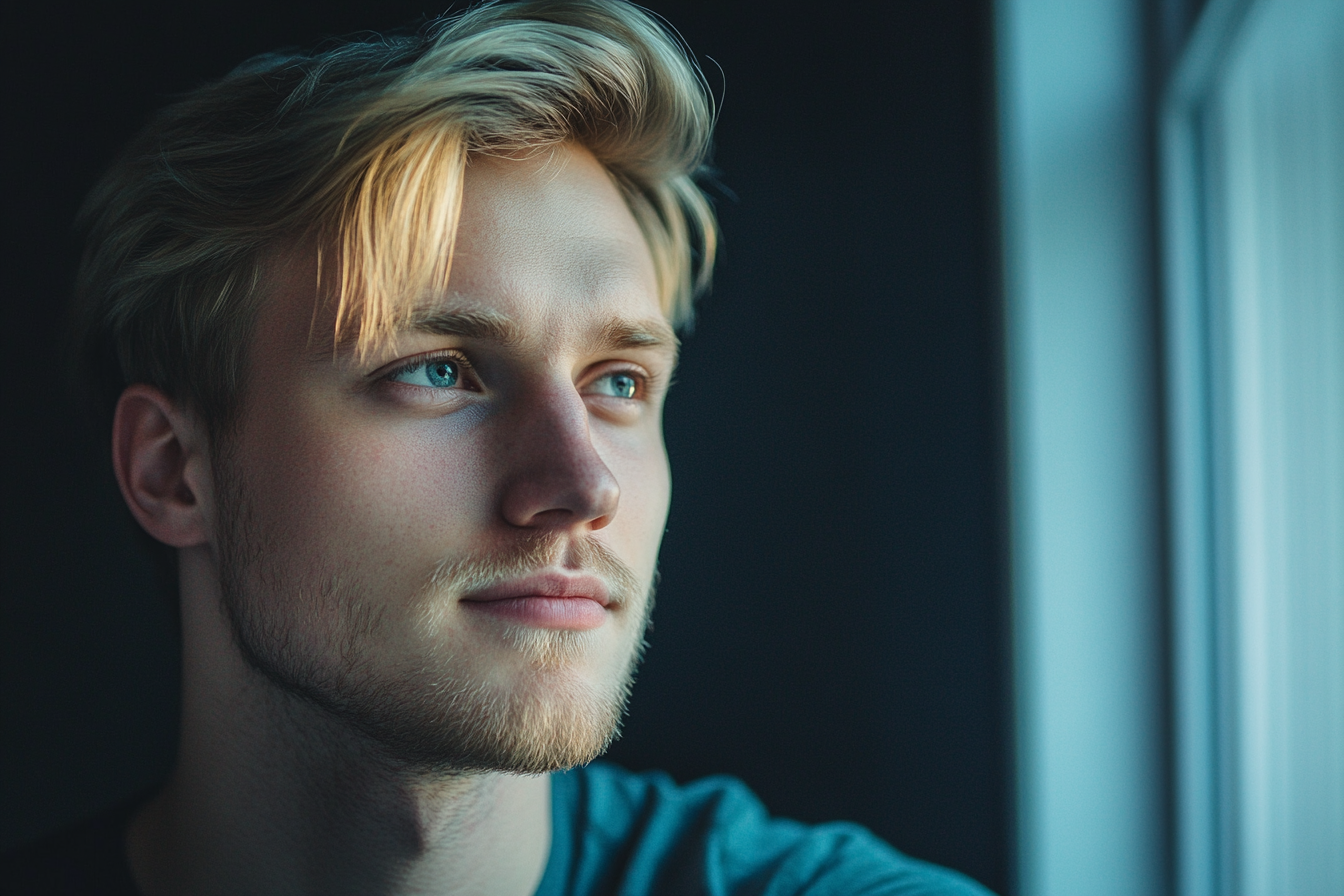 A thoughtful man staring out a window | Source: Midjourney