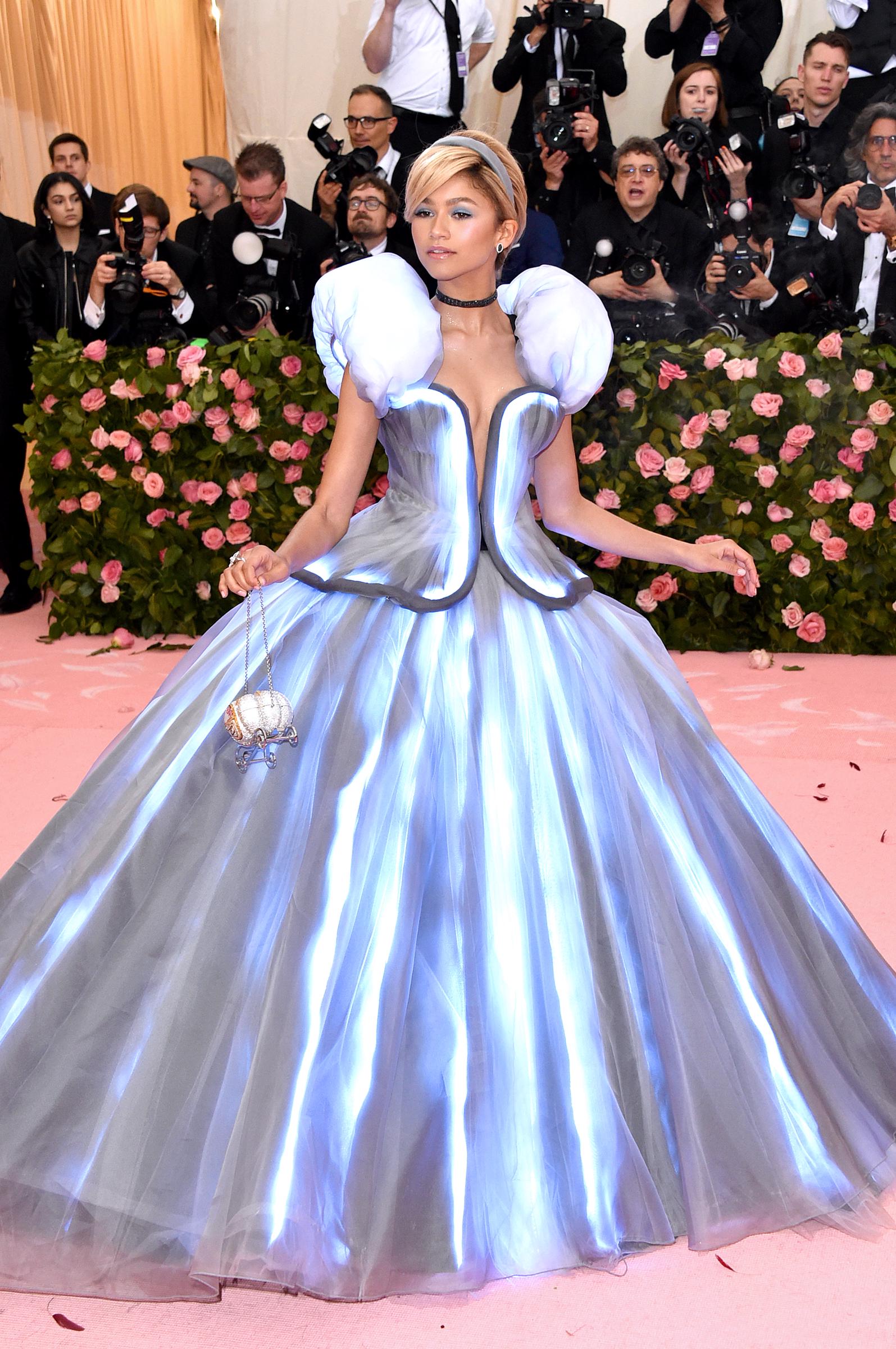 Zendaya's Met Gala 2019 look celebrating the theme "Camp: Notes on Fashion."
